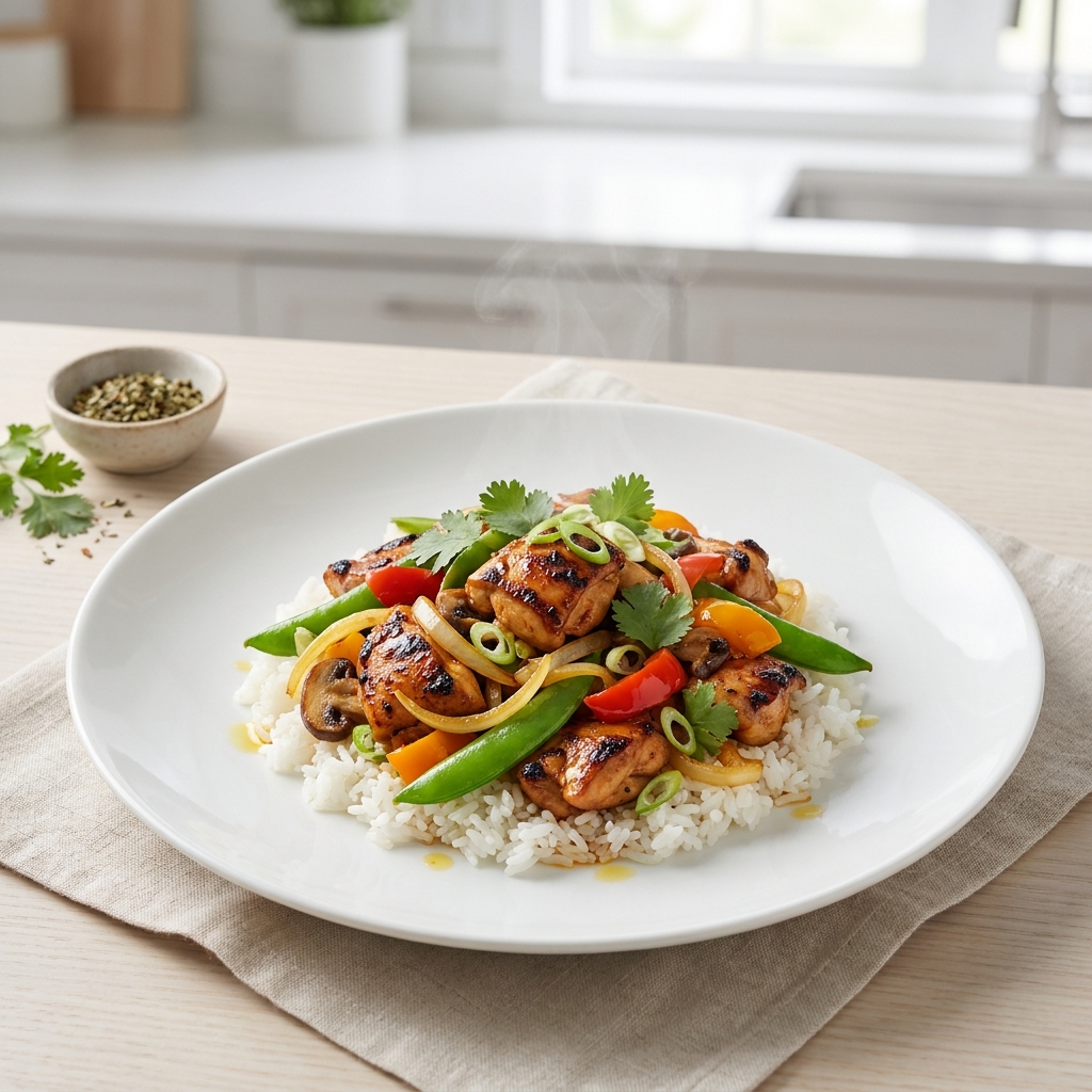 Chicken Thigh Meat Stir-Fry
