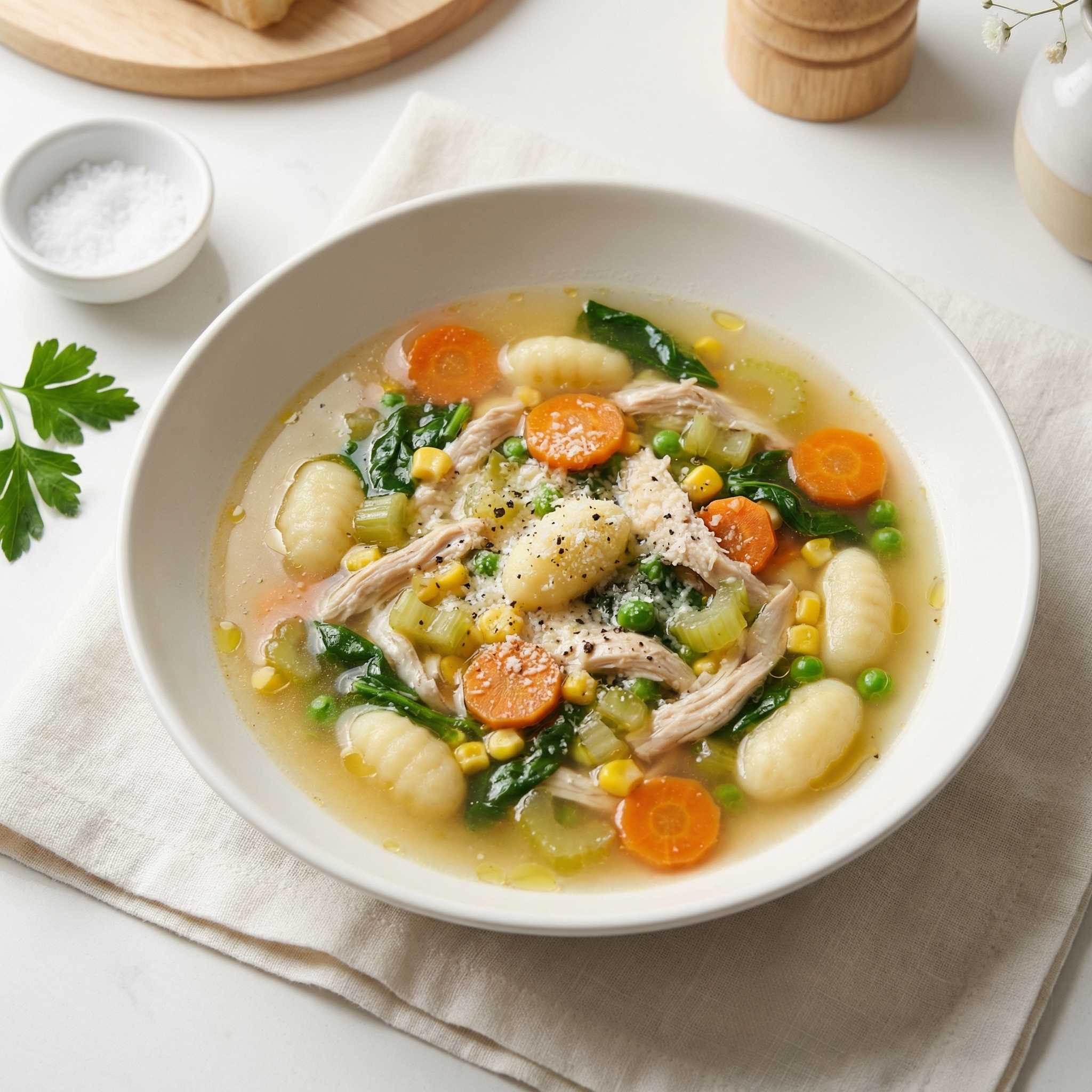 Weeknight Chicken & Gnocchi Soup