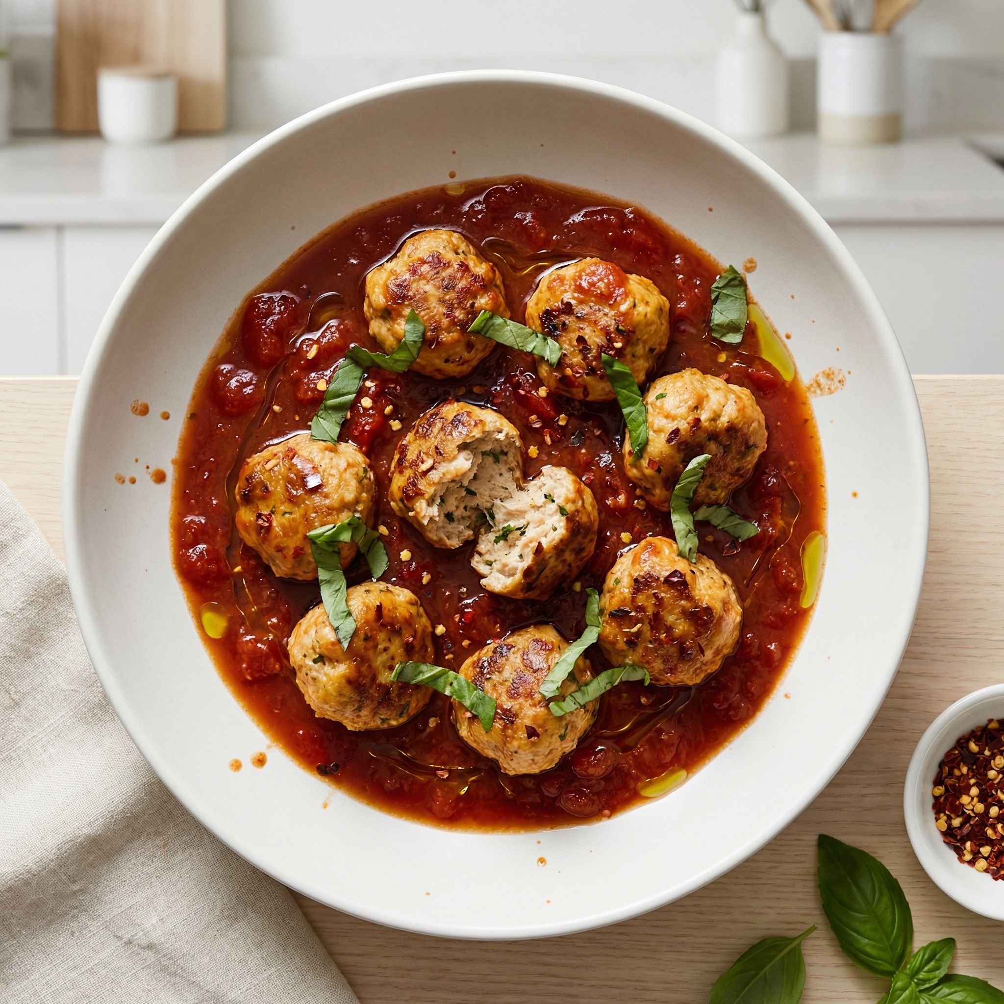Chef John's Chicken Meatballs