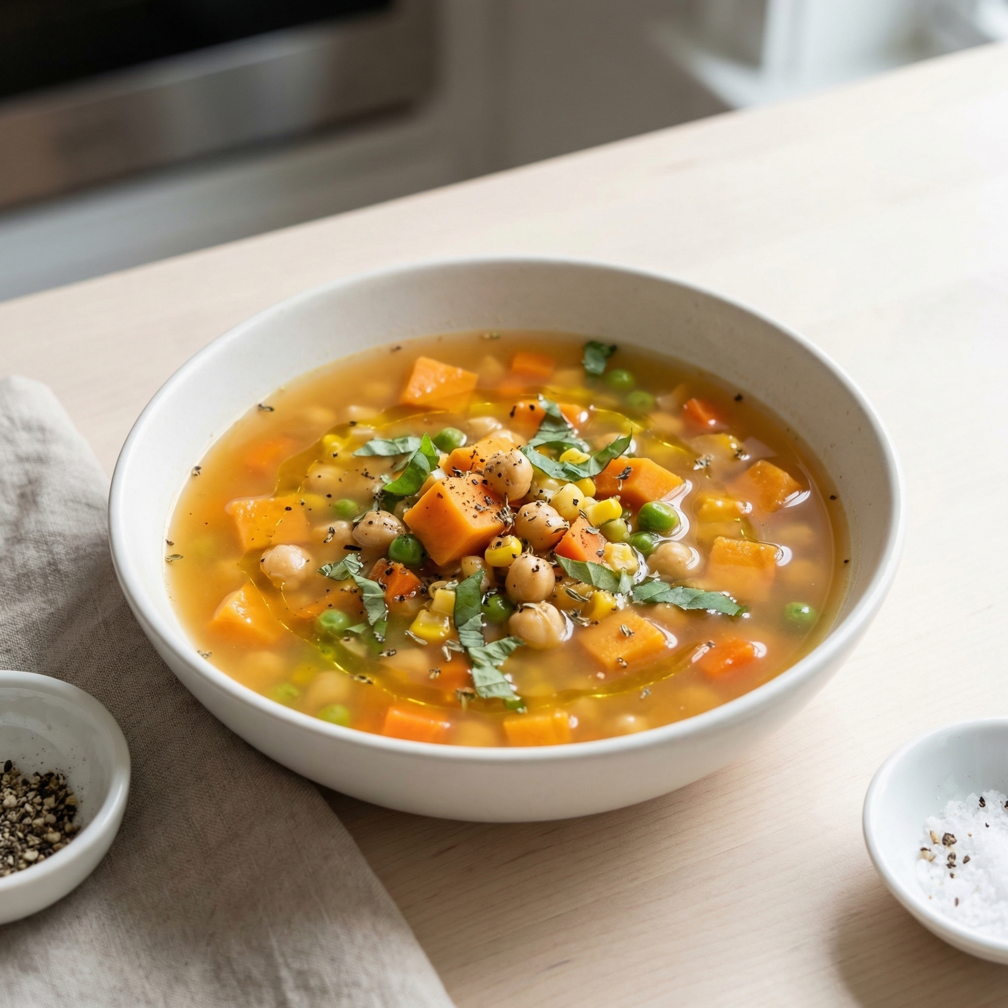 Weeknight Chickpea Soup