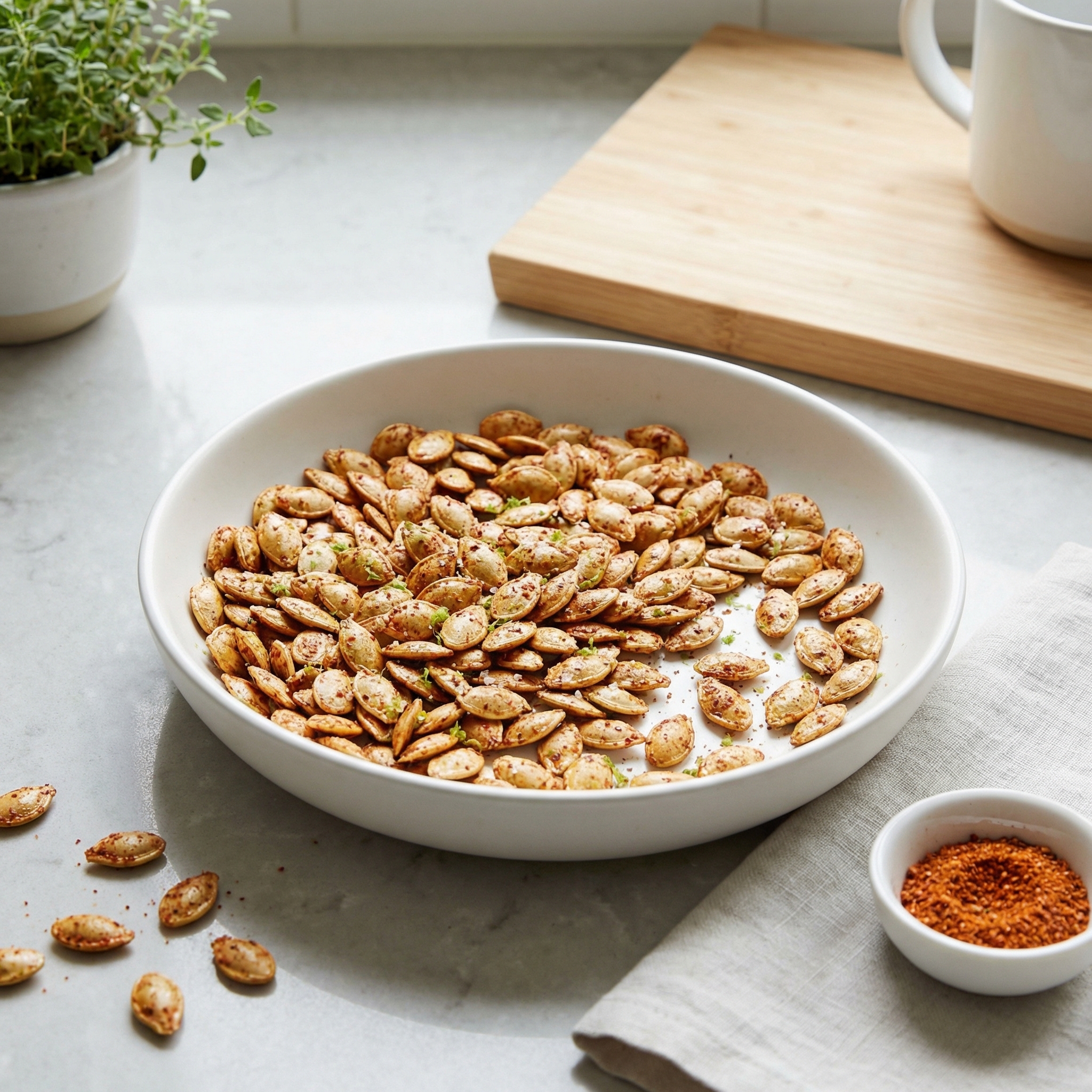 Roasted Tajin Pumpkin Seeds