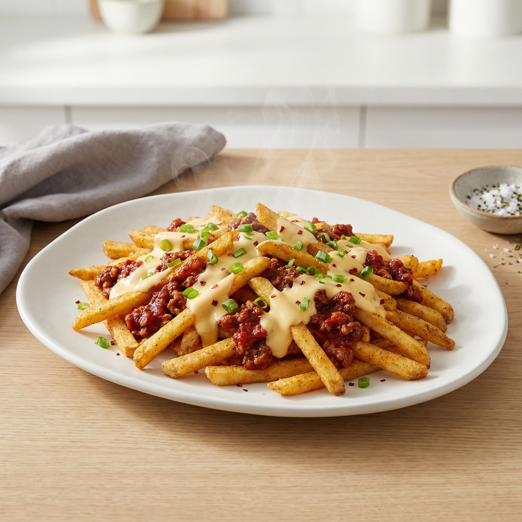 Cheesy Chili-Topped Fries