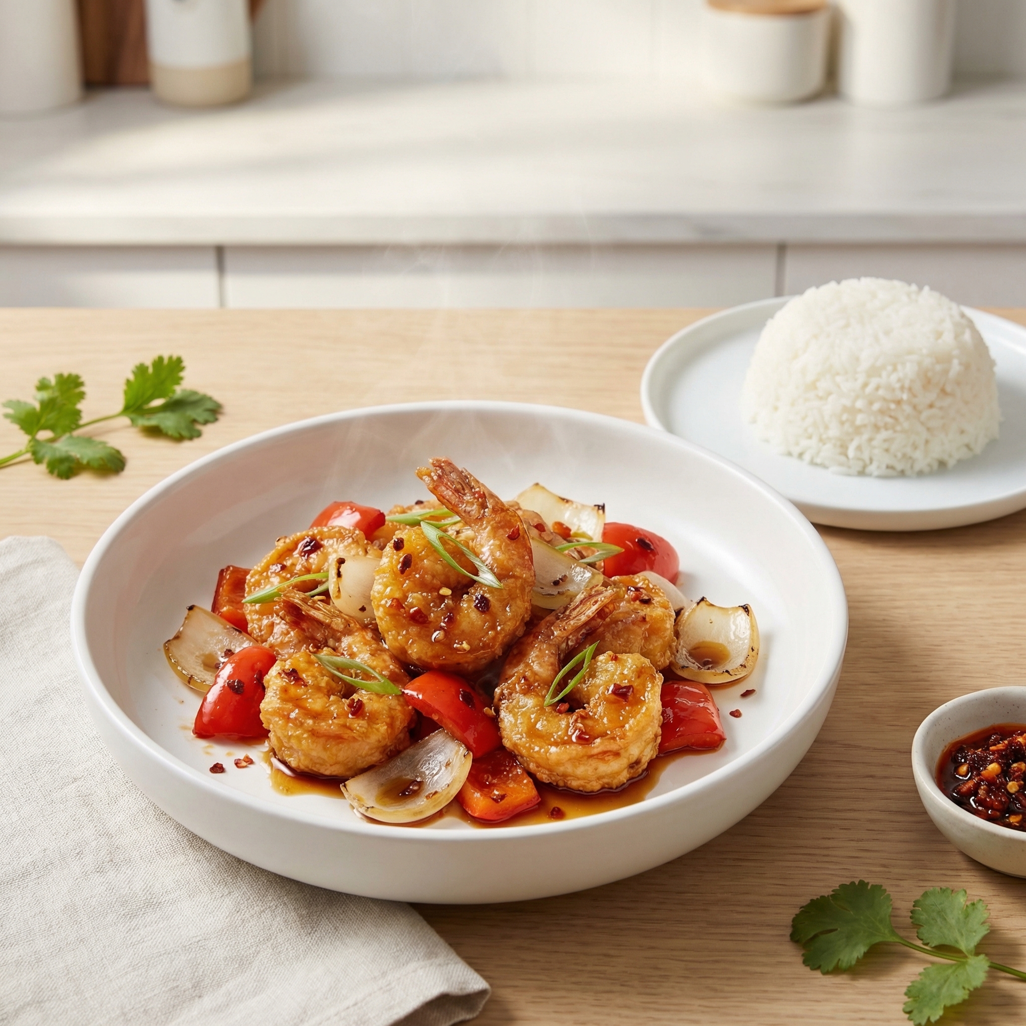 Restaurant-Style Chili Crisp Shrimp
