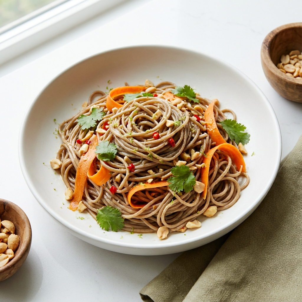 Chilled Thai-Style Soba Noodle Salad