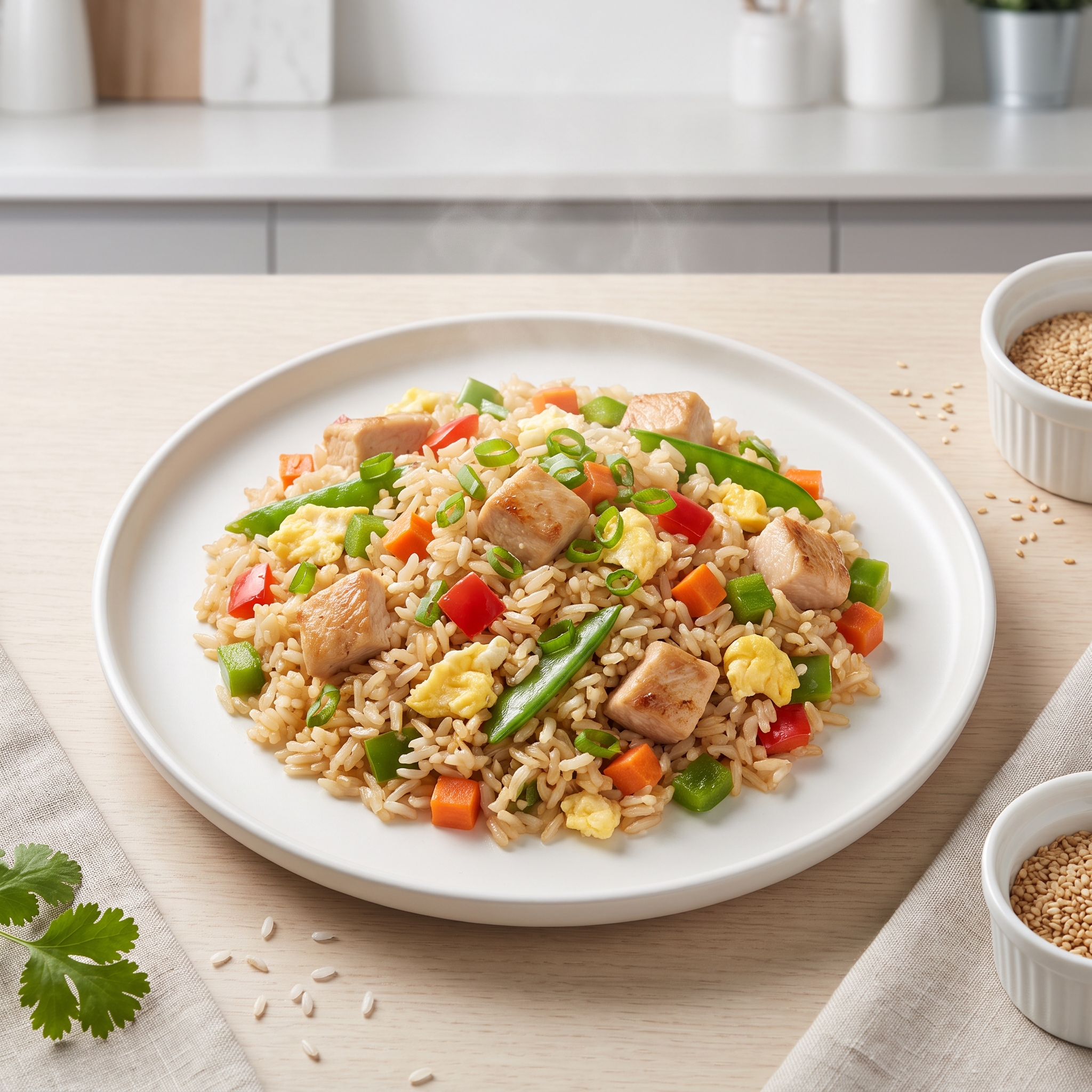 Chinese-Style Chicken Fried Rice
