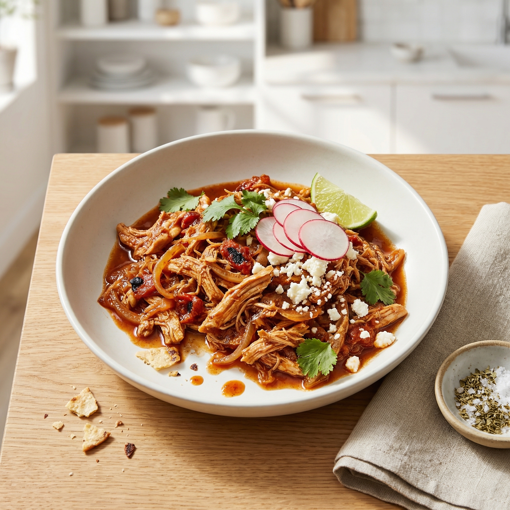 Spicy Shredded Chicken Tinga