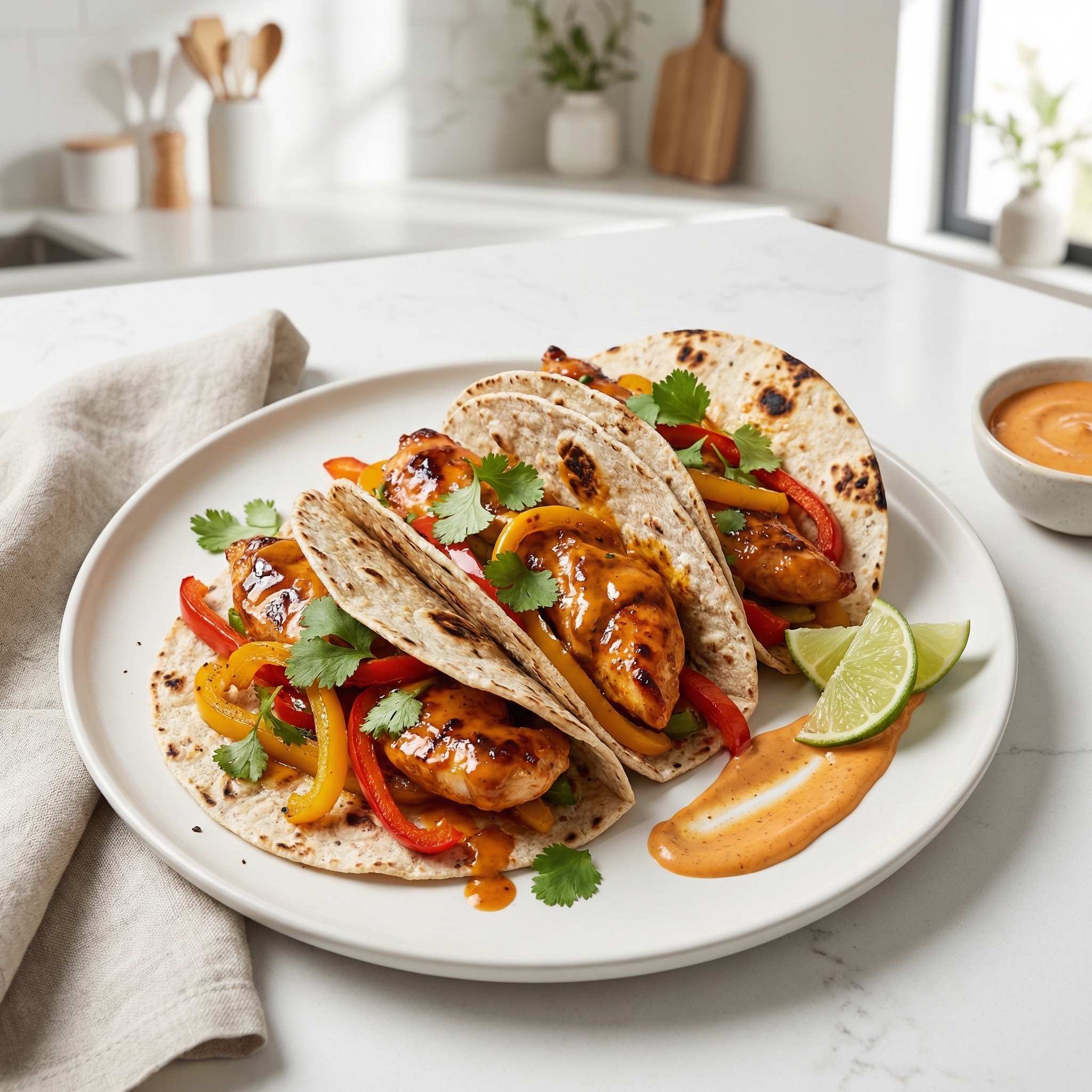 "Skinny" Chicken Tacos