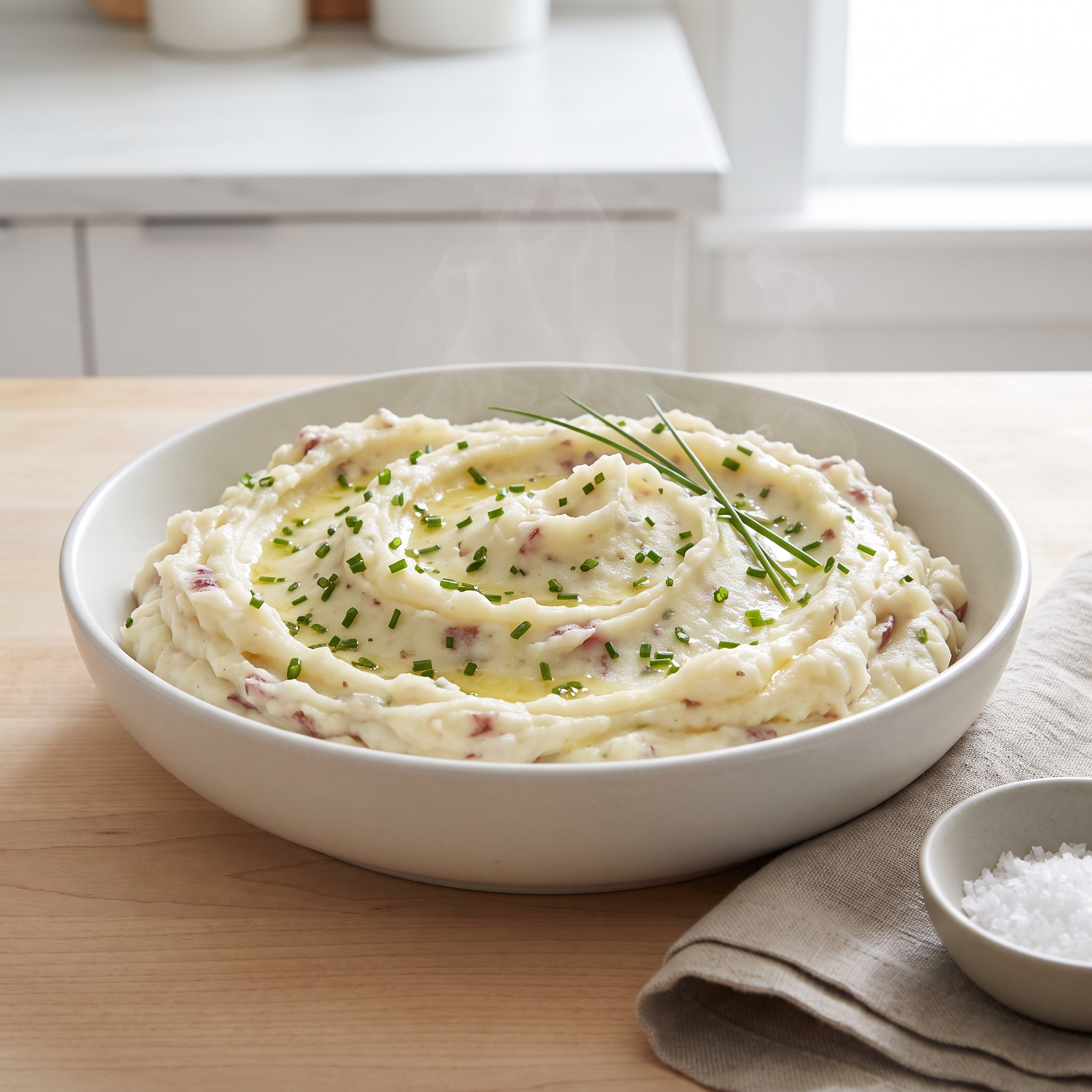 Chive-Buttermilk Mashed Red Potatoes