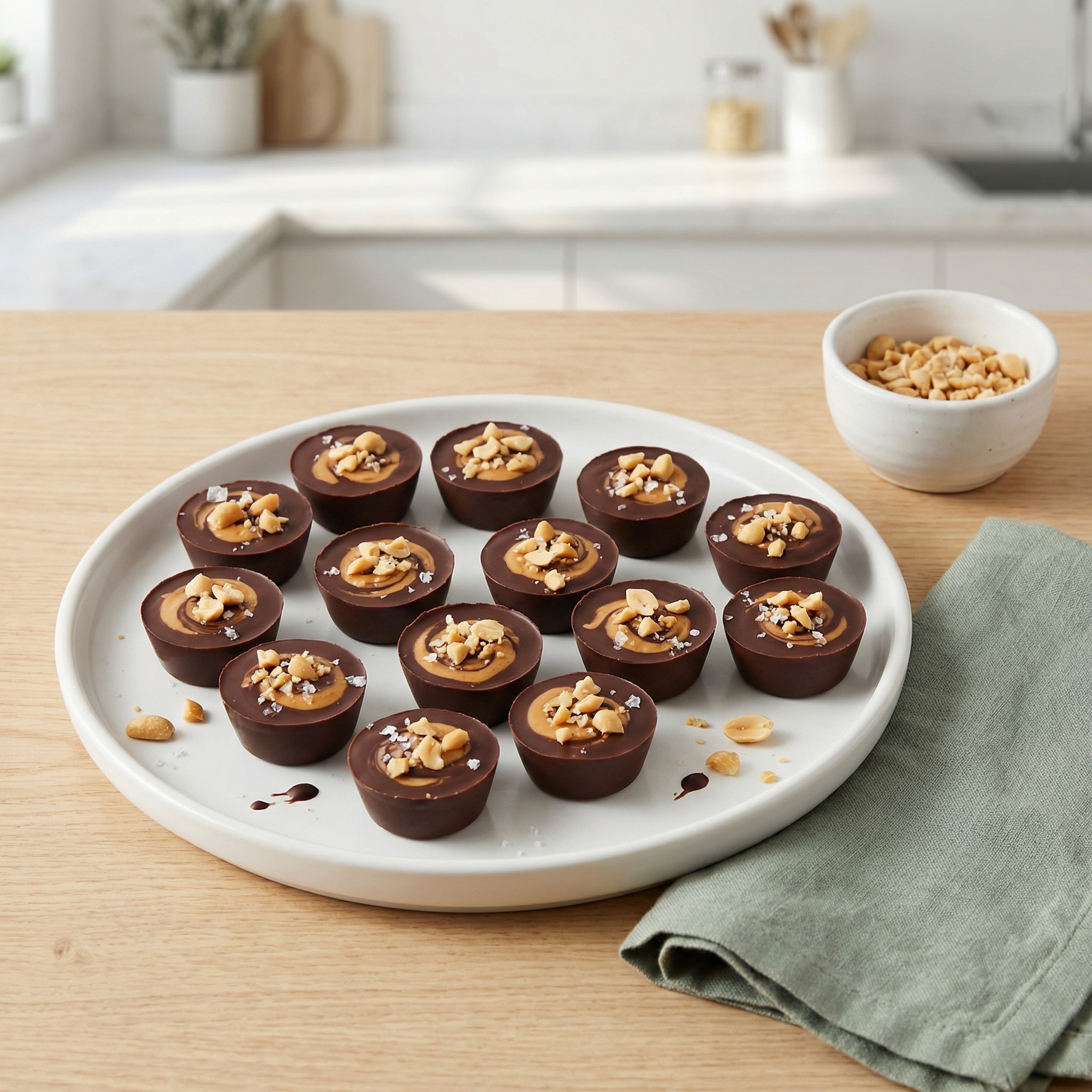 Chocolate-Peanut Butter Keto Cups
