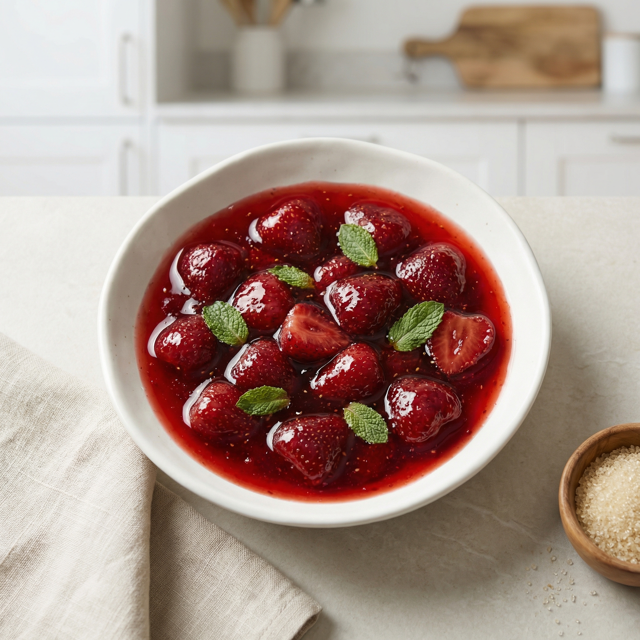 Chunky Strawberry Jam Preserves
