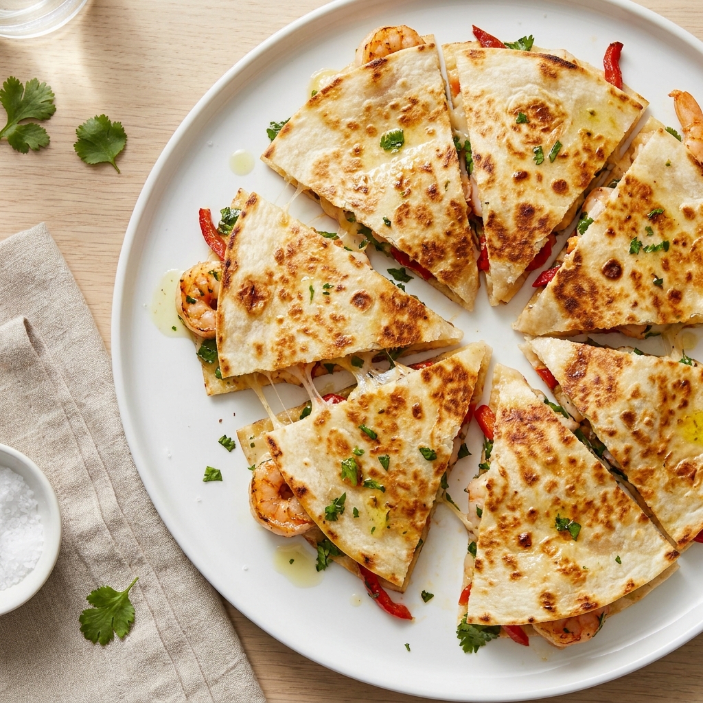 Cilantro-Lime Shrimp Quesadillas