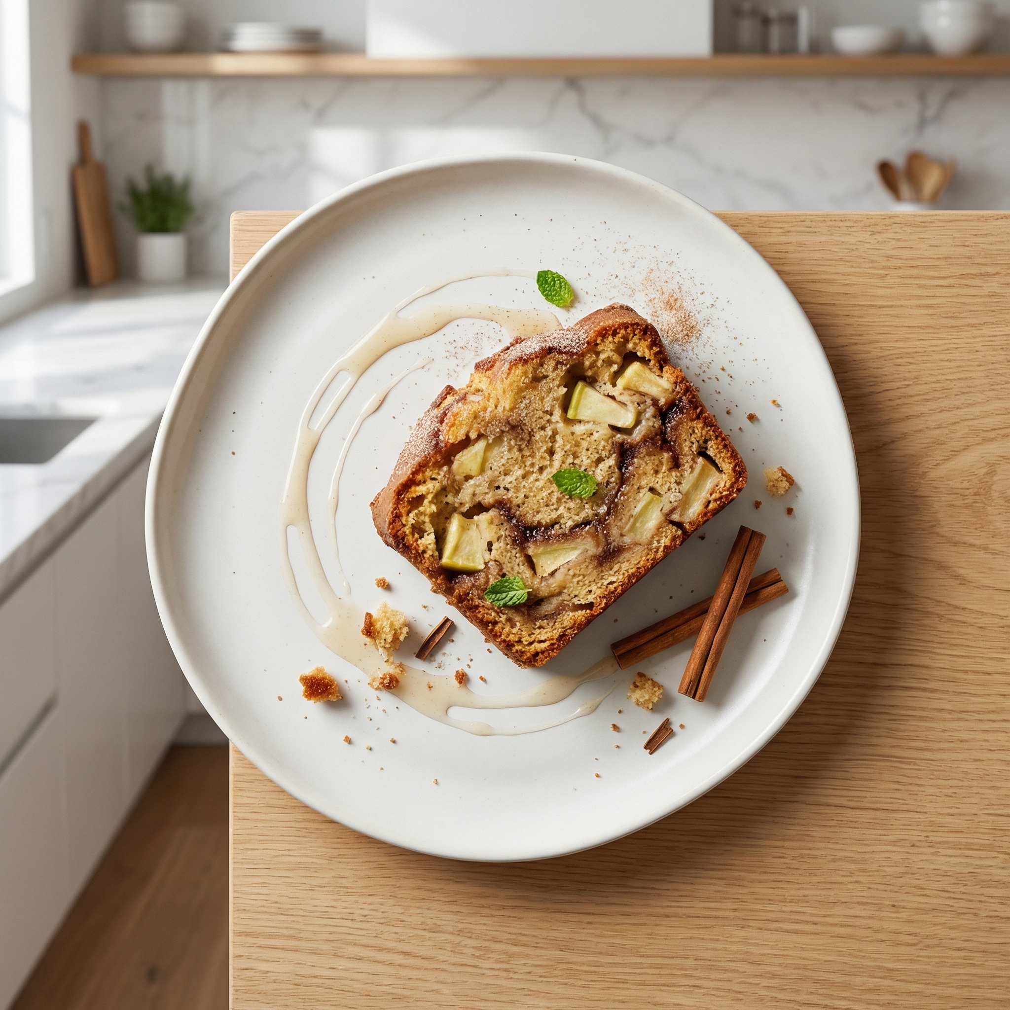 Super Duper Easy Apple Cake