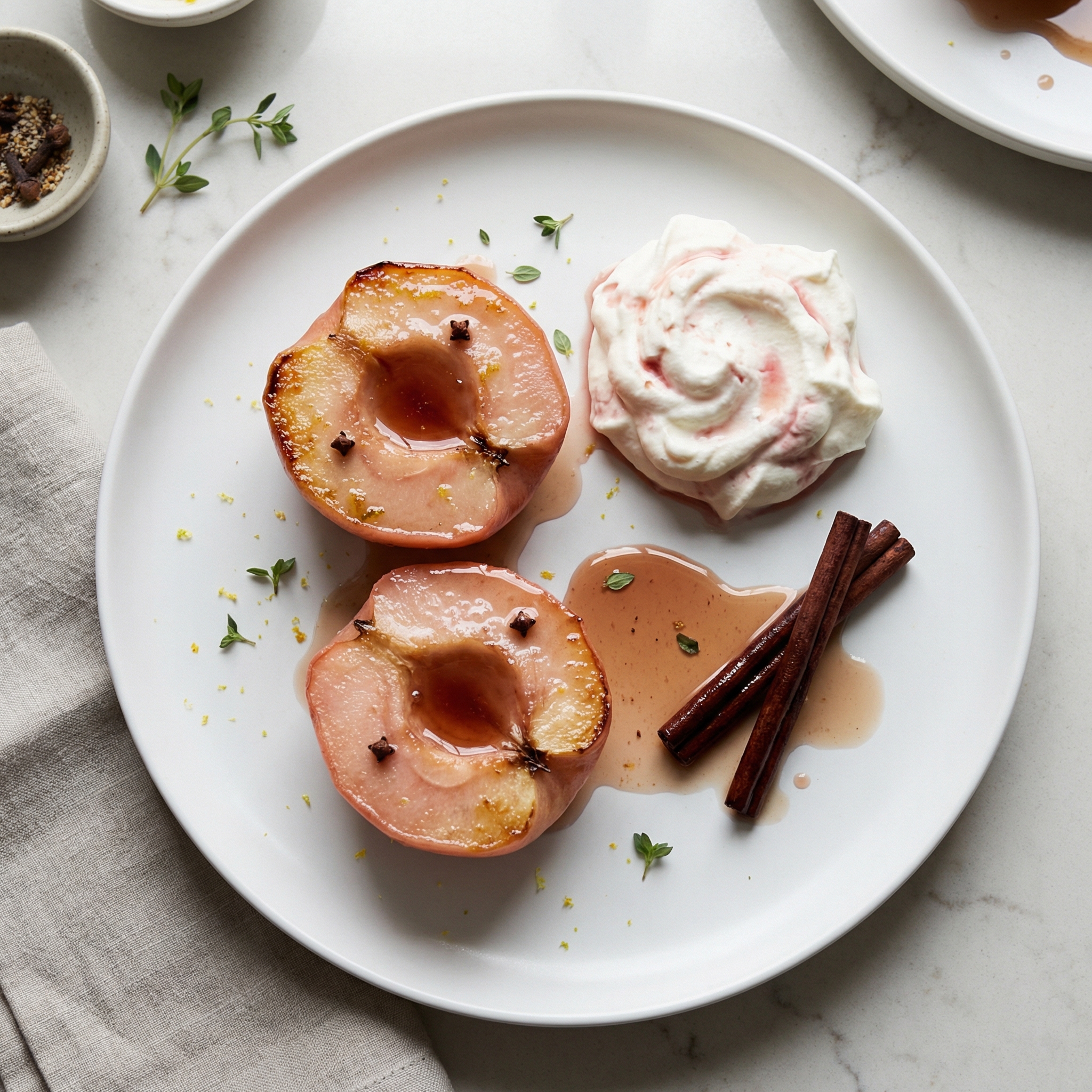 Oven-Roasted Quince with Cinnamon