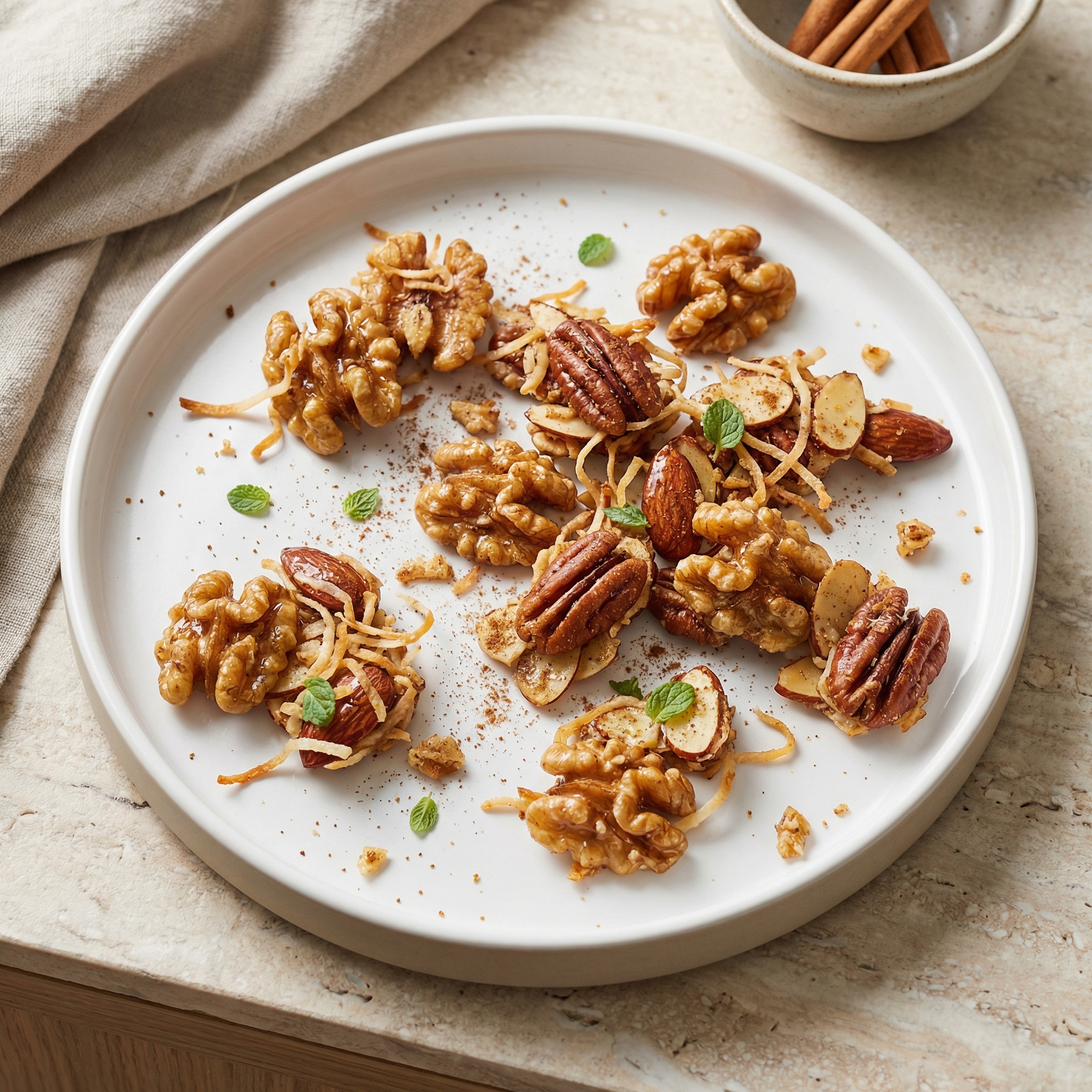 Low-Carb Cinnamon Nut Granola