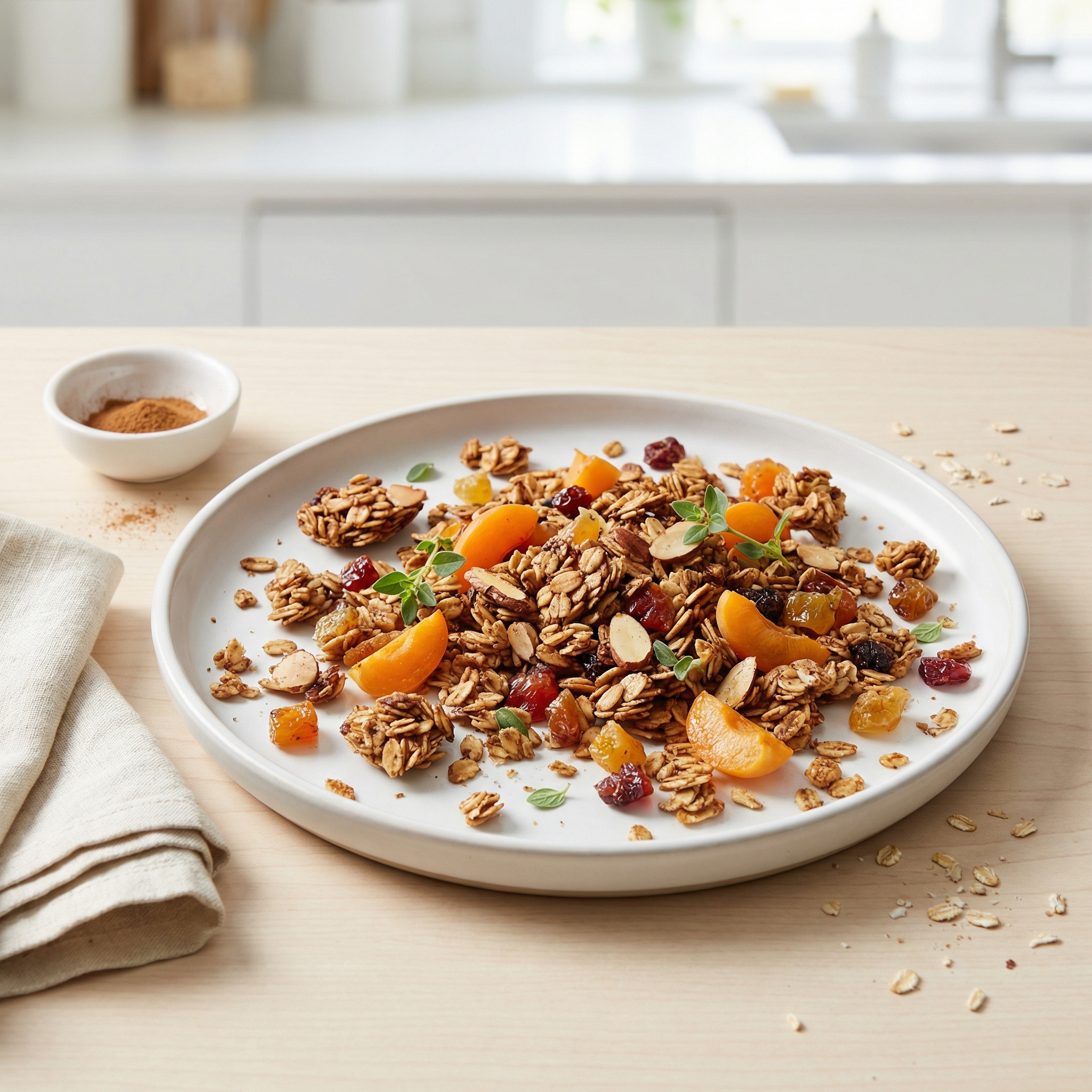 Cinnamon-Nut Vegan Granola