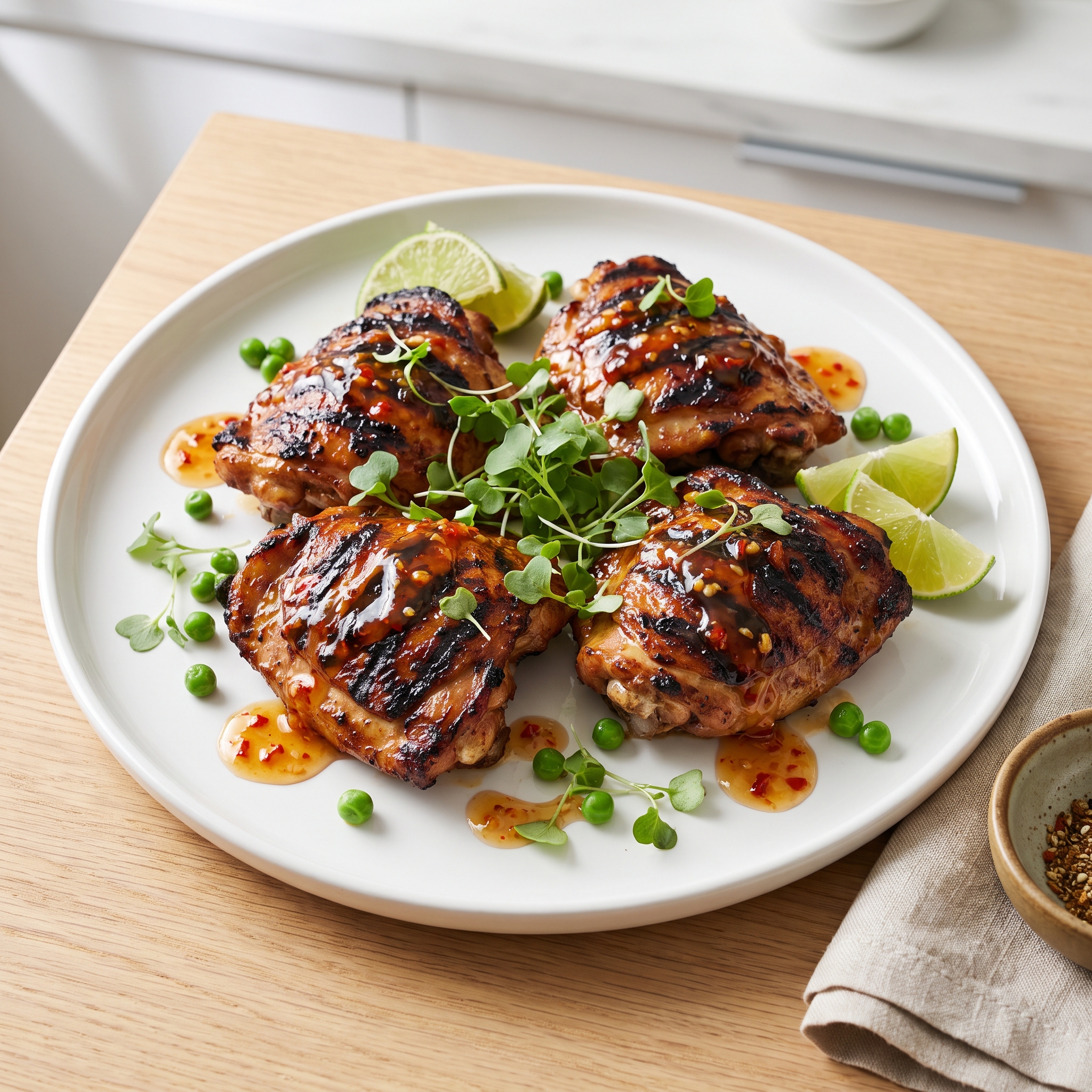 Citrus-Chili Marinated Grilled Chicken Thighs