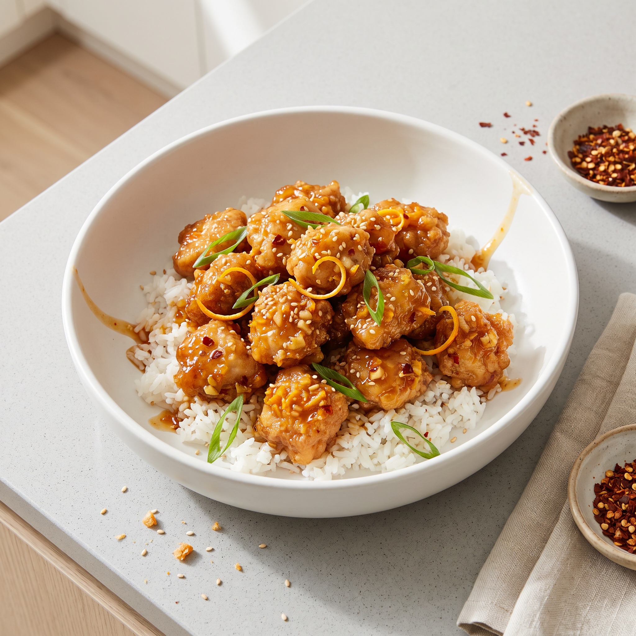Citrus-Glazed Orange Chicken