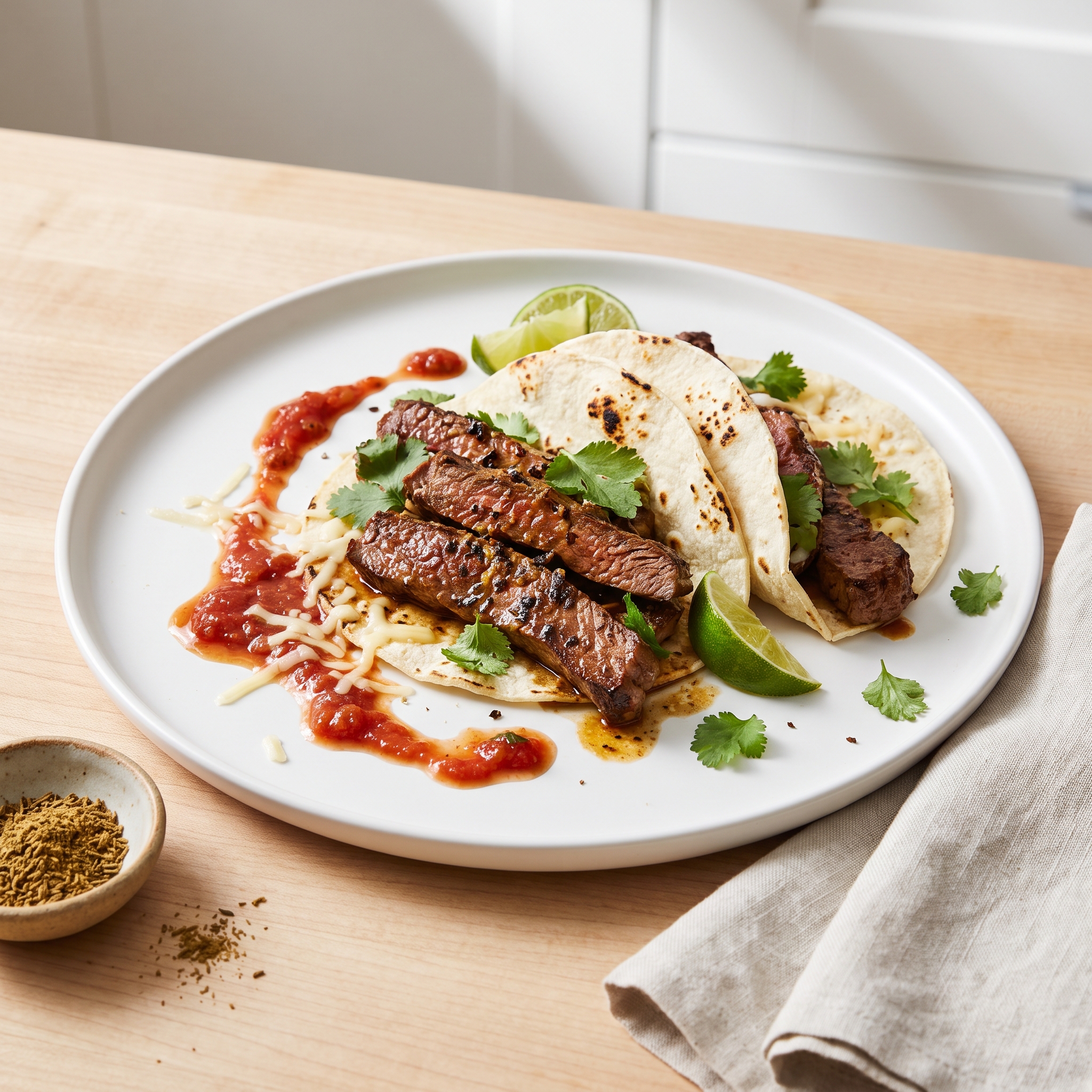 Citrus-Lime Beef Fajita Wraps