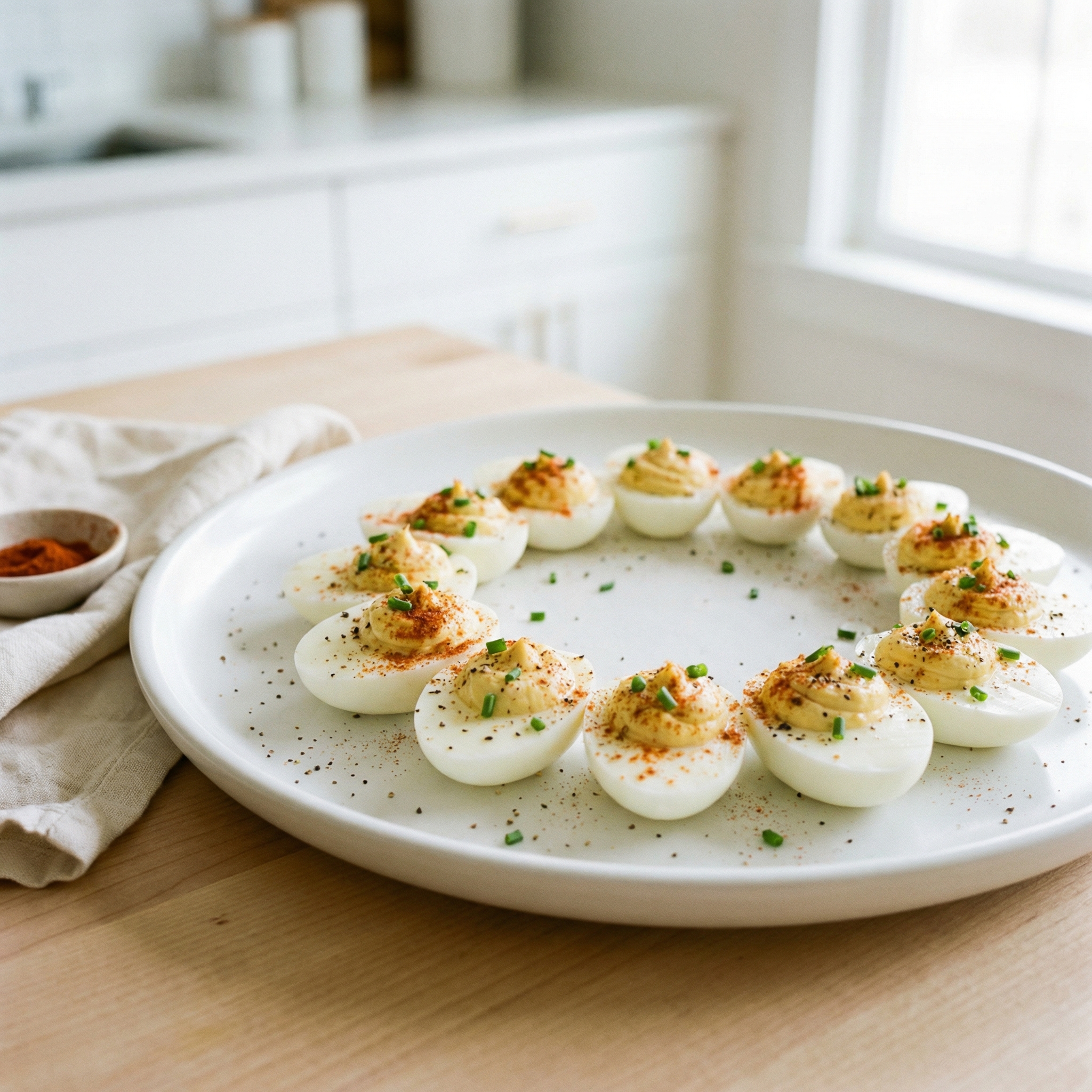 Classic Deviled Eggs Appetizer