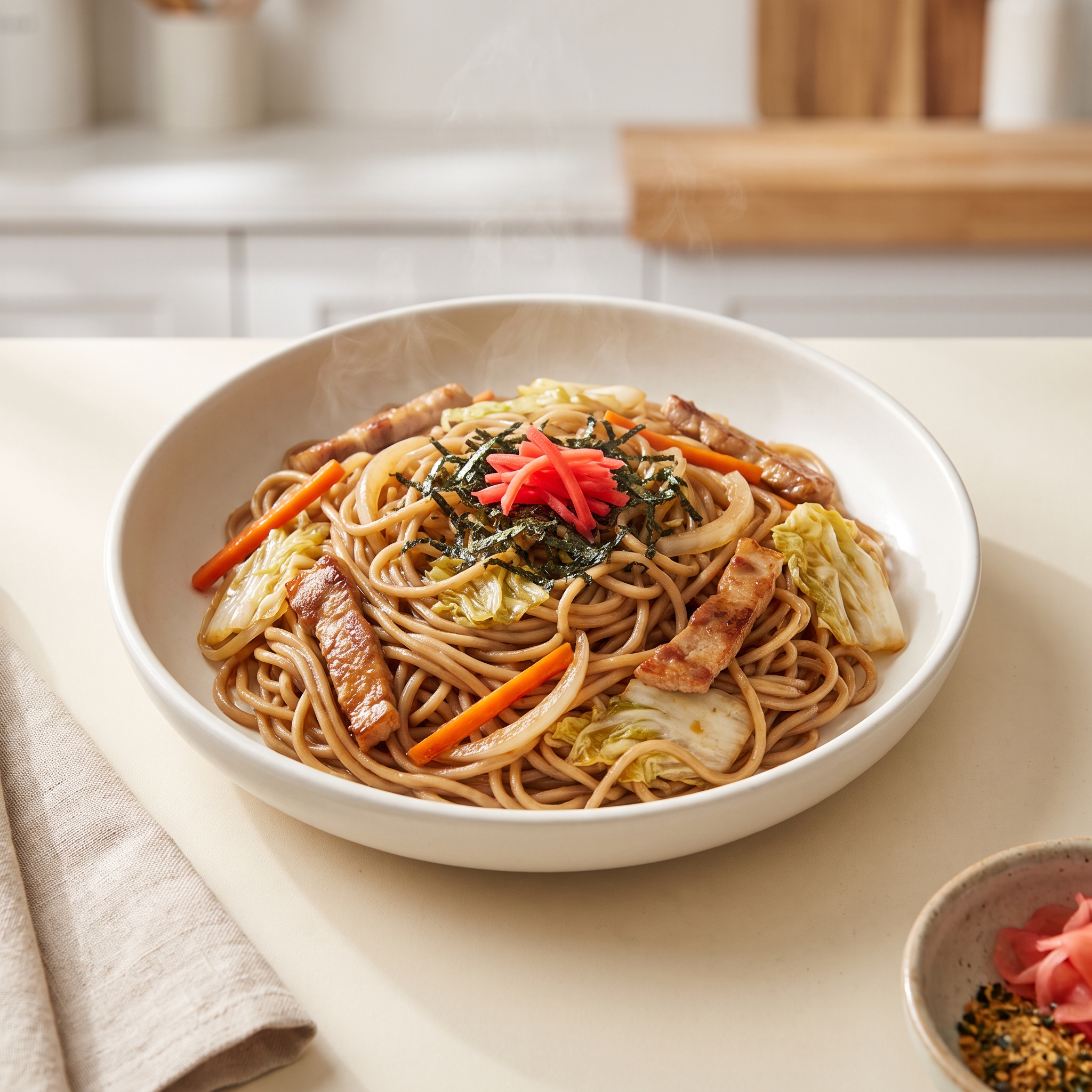 Classic Japanese Yakisoba Noodles