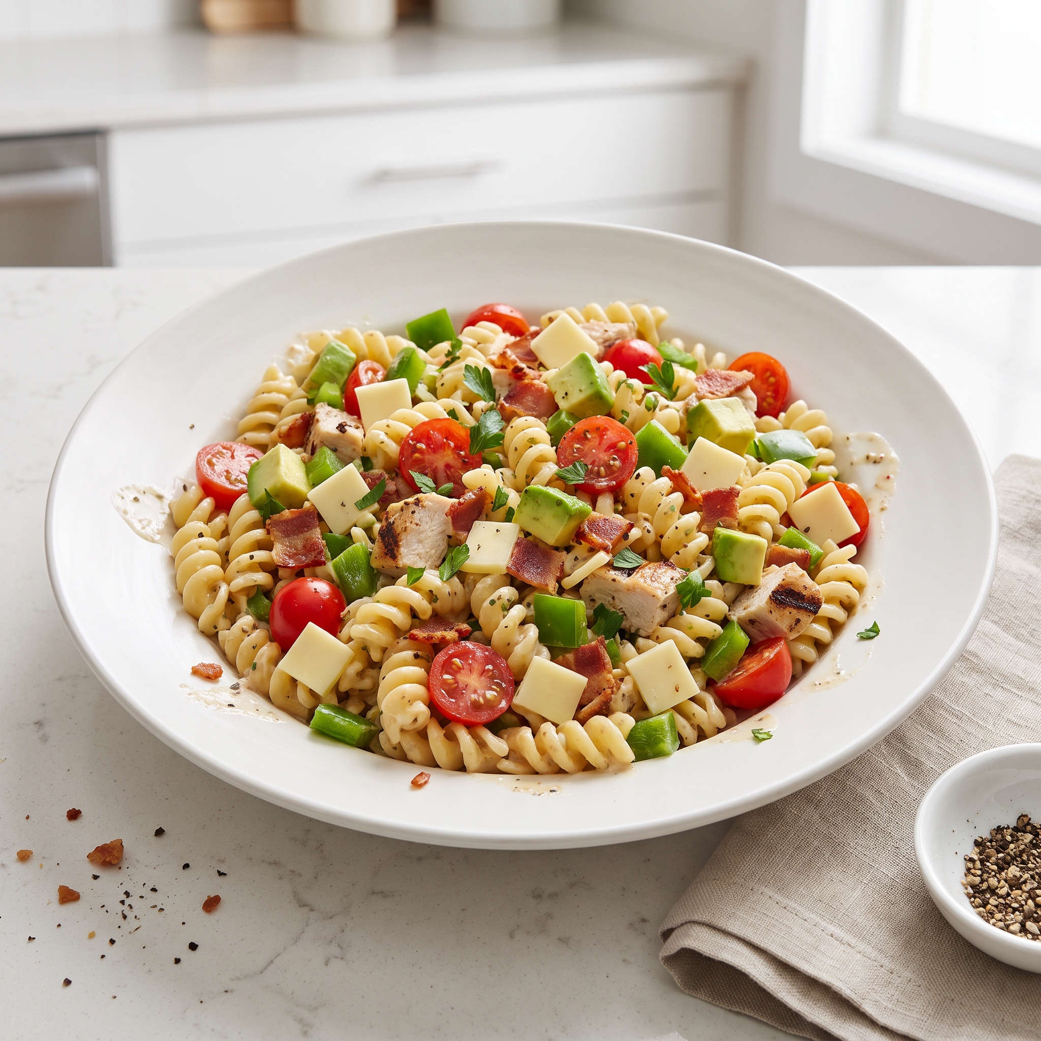 Club Chicken Pasta Salad
