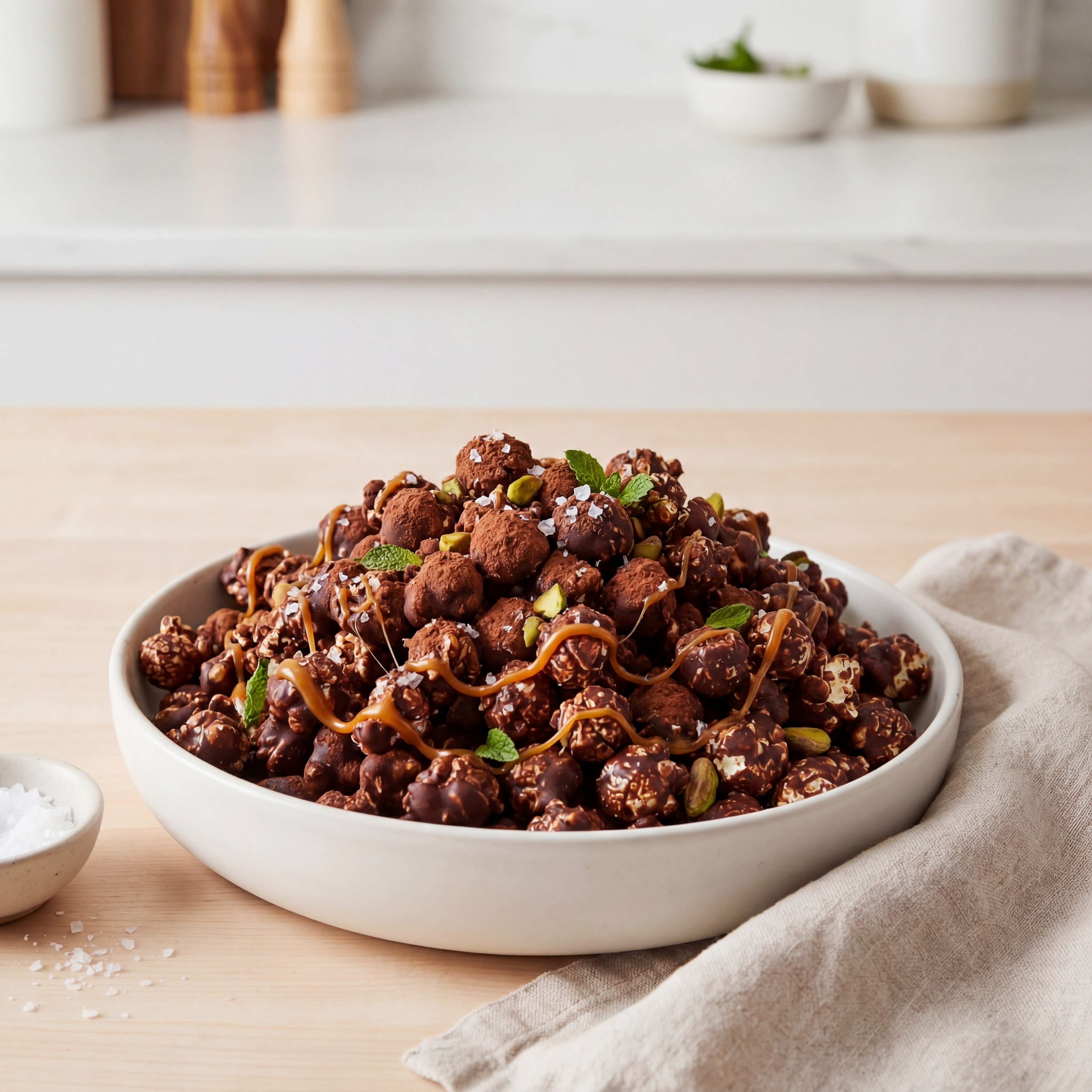 Dark Chocolate Popcorn