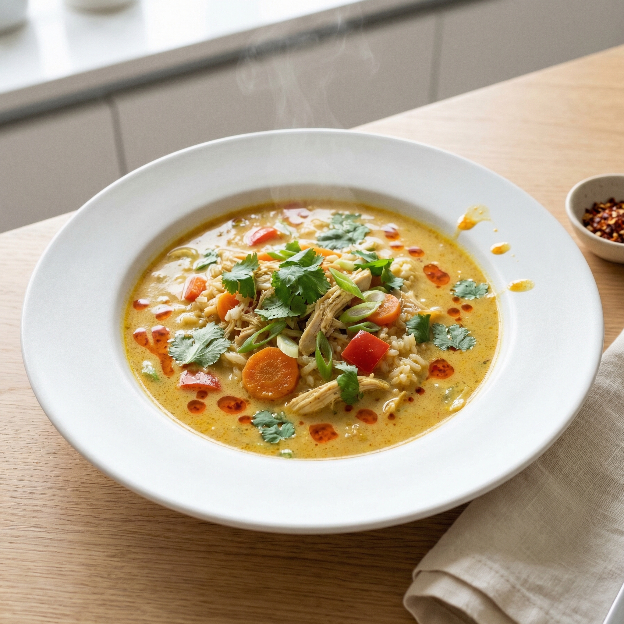 Chicken Coconut Curry Soup