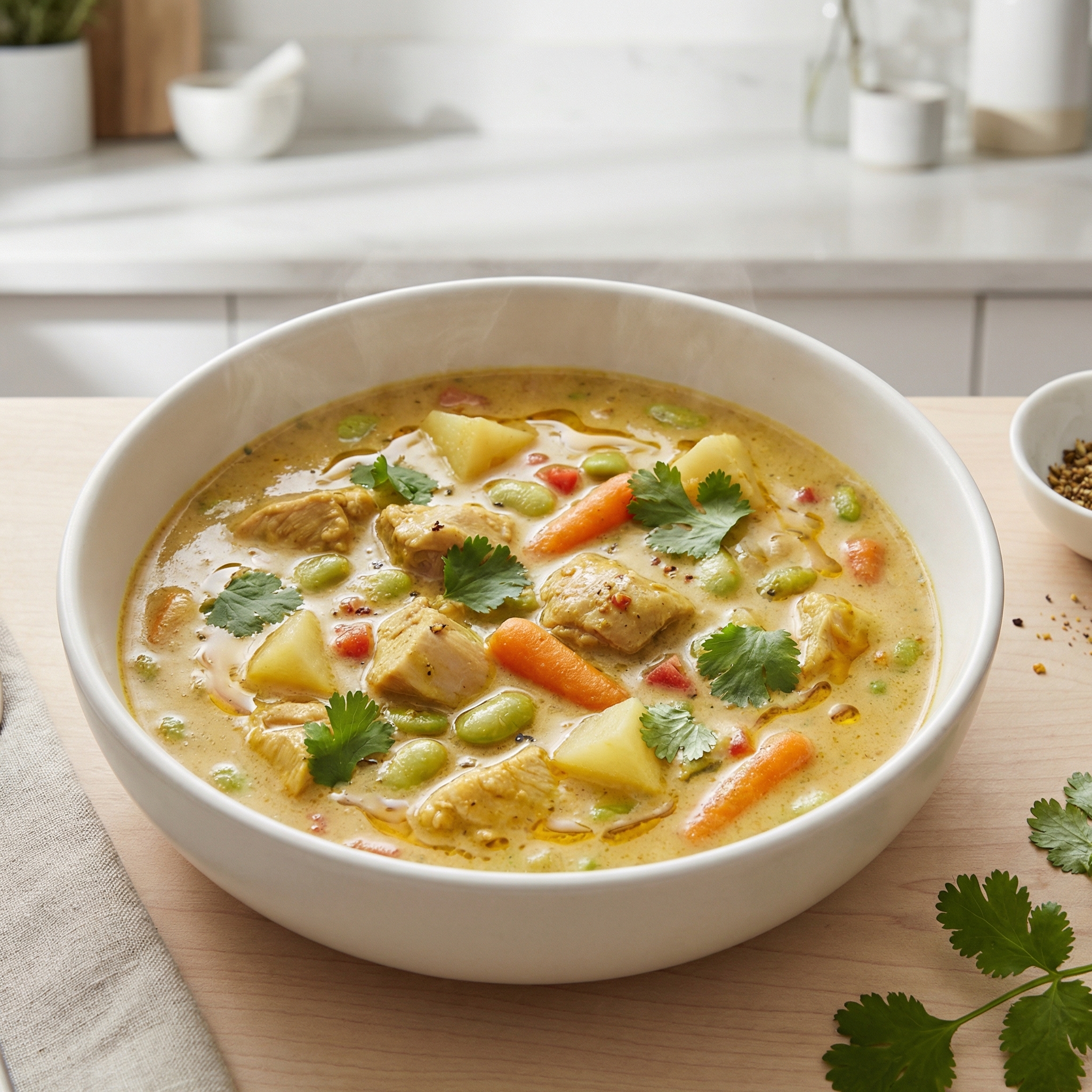 Coconut Milk Chicken Curry Stew