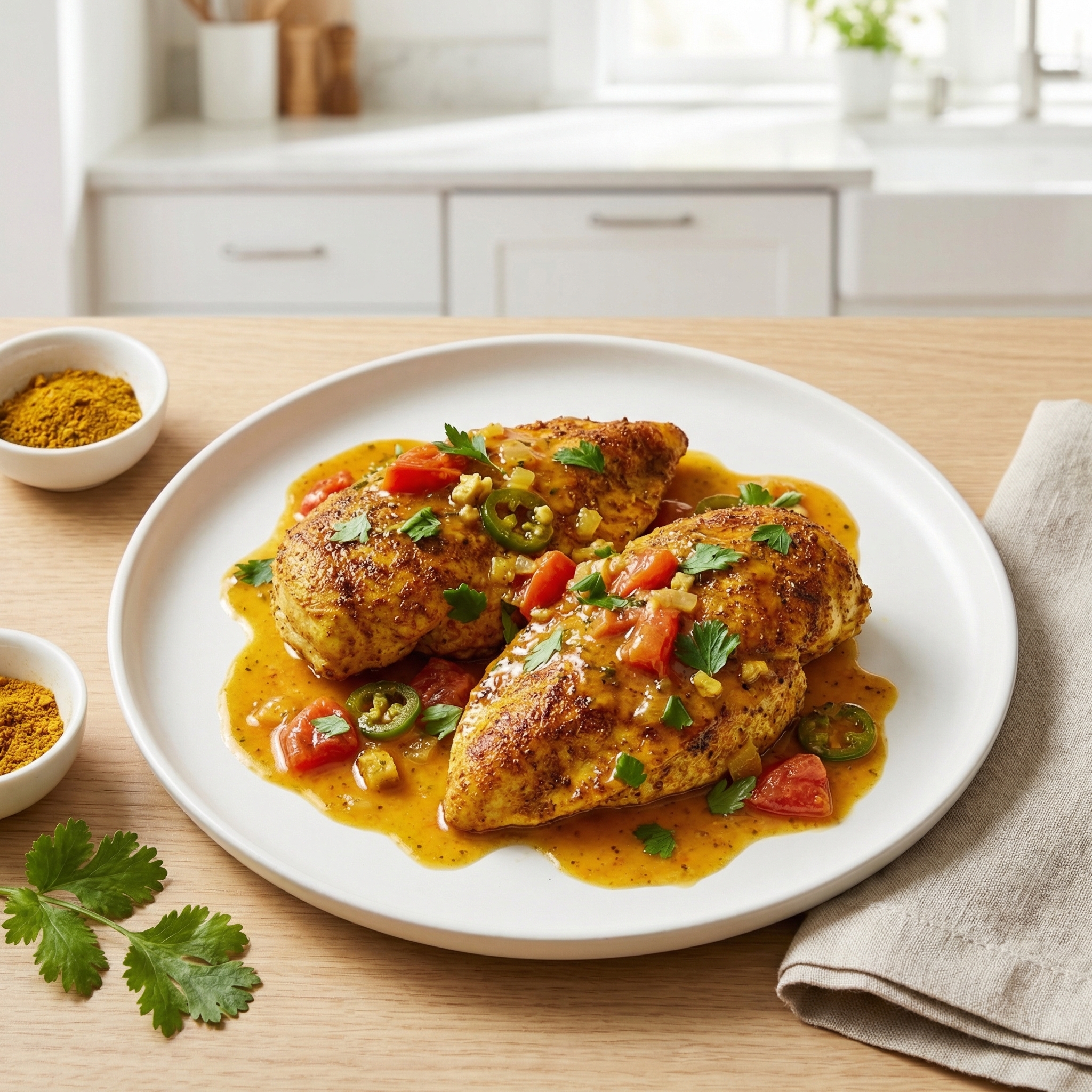 Coconut Milk Brazilian-Style Chicken