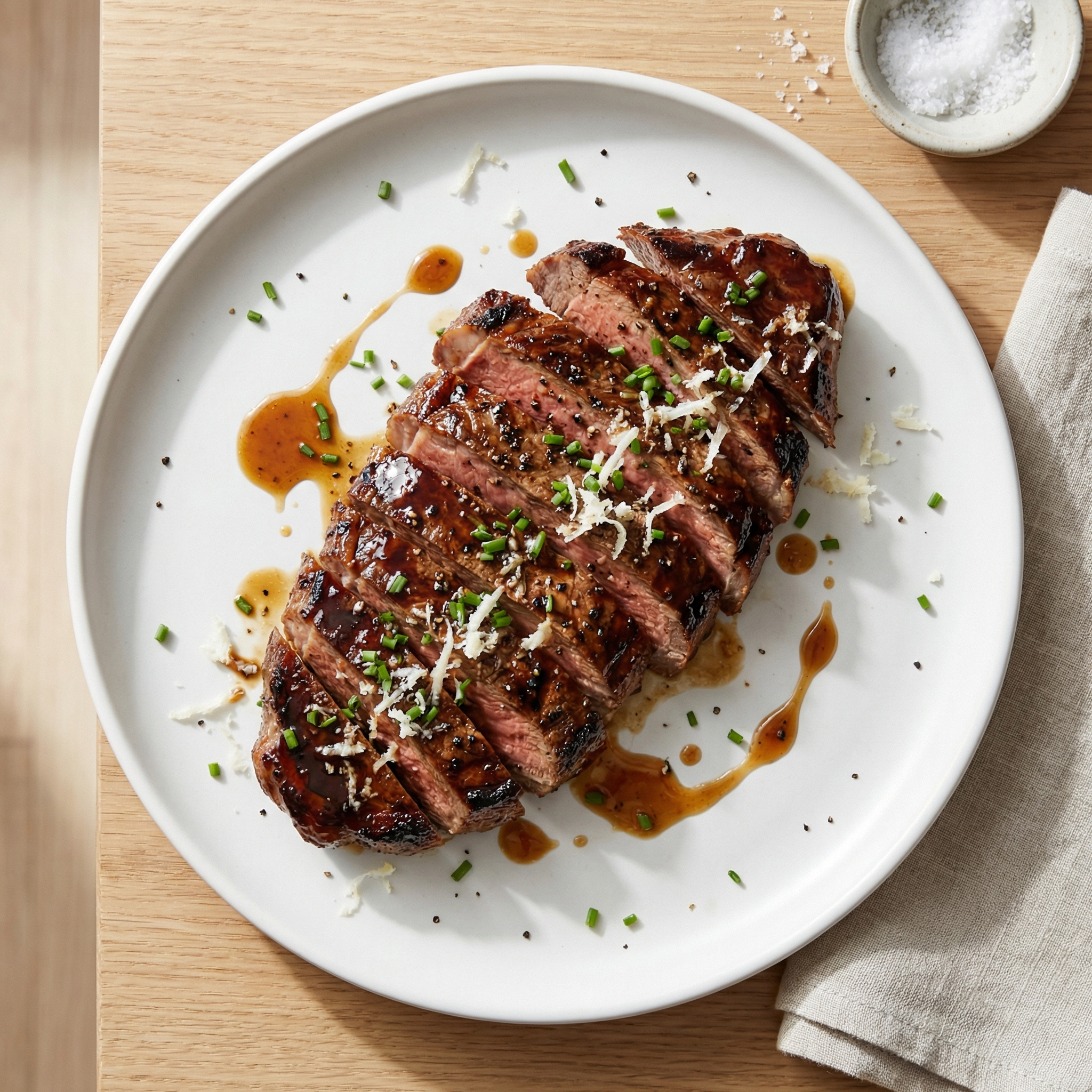 Sirloin Steak in Cola–Soy Marinade