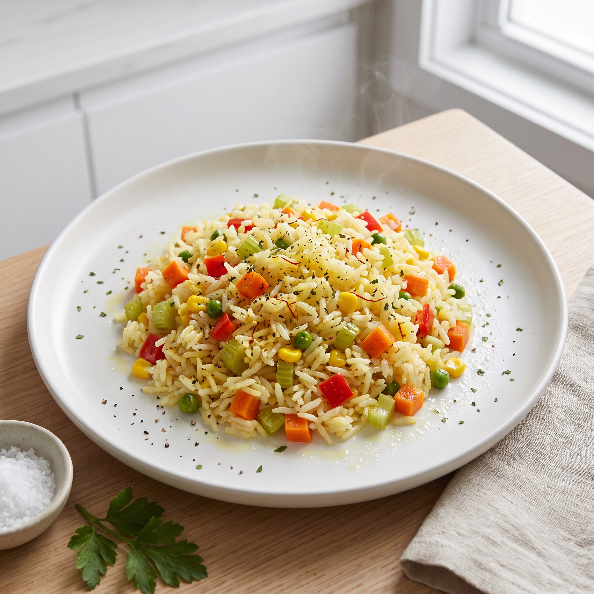 Colorful Herb Rice Pilaf