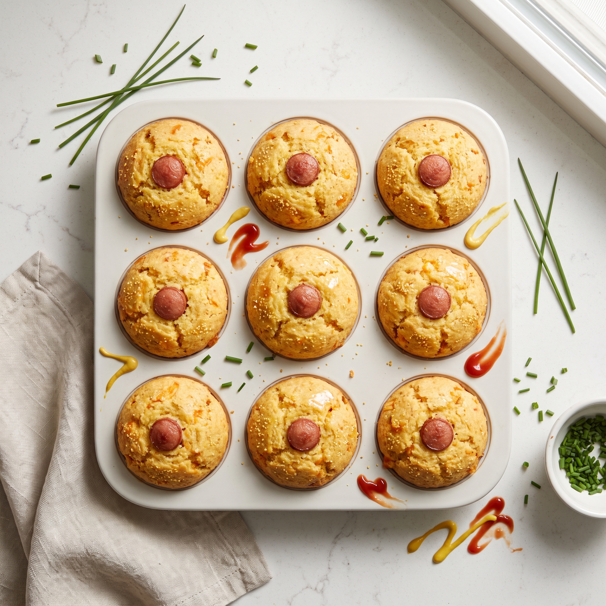 Corn Dog Muffins