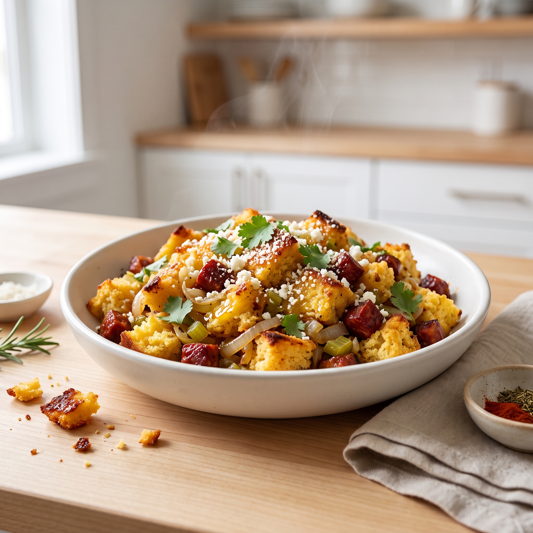 Cornbread Chorizo Stuffing
