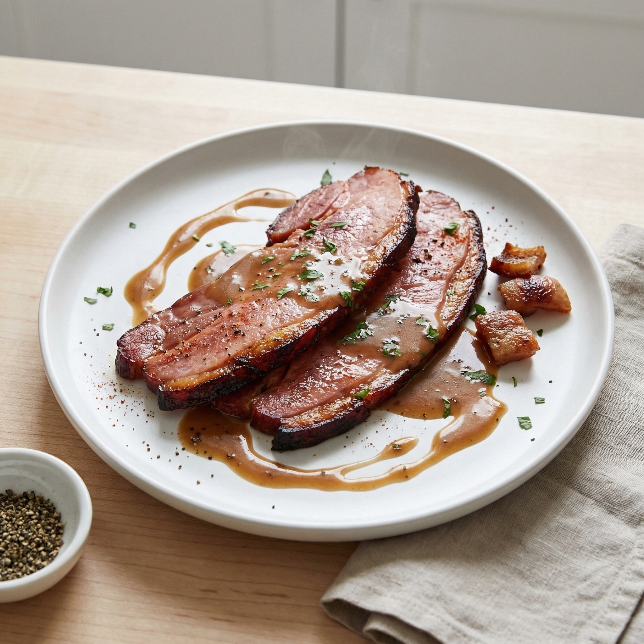 Ham with Red Eye Gravy