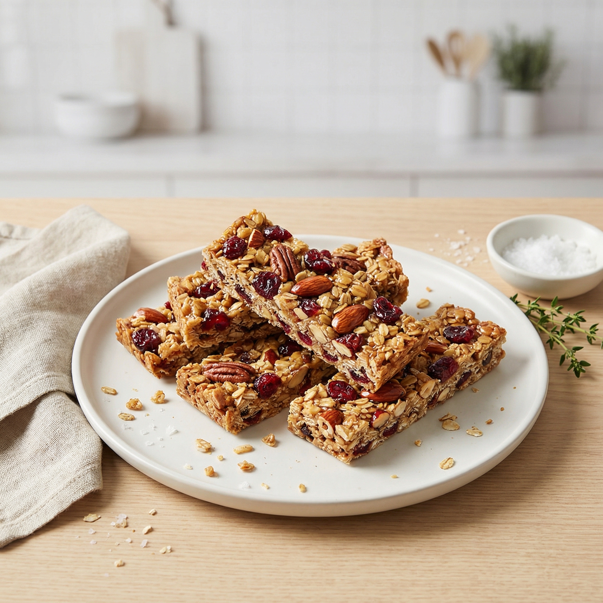 Cranberry Nut Granola Bars