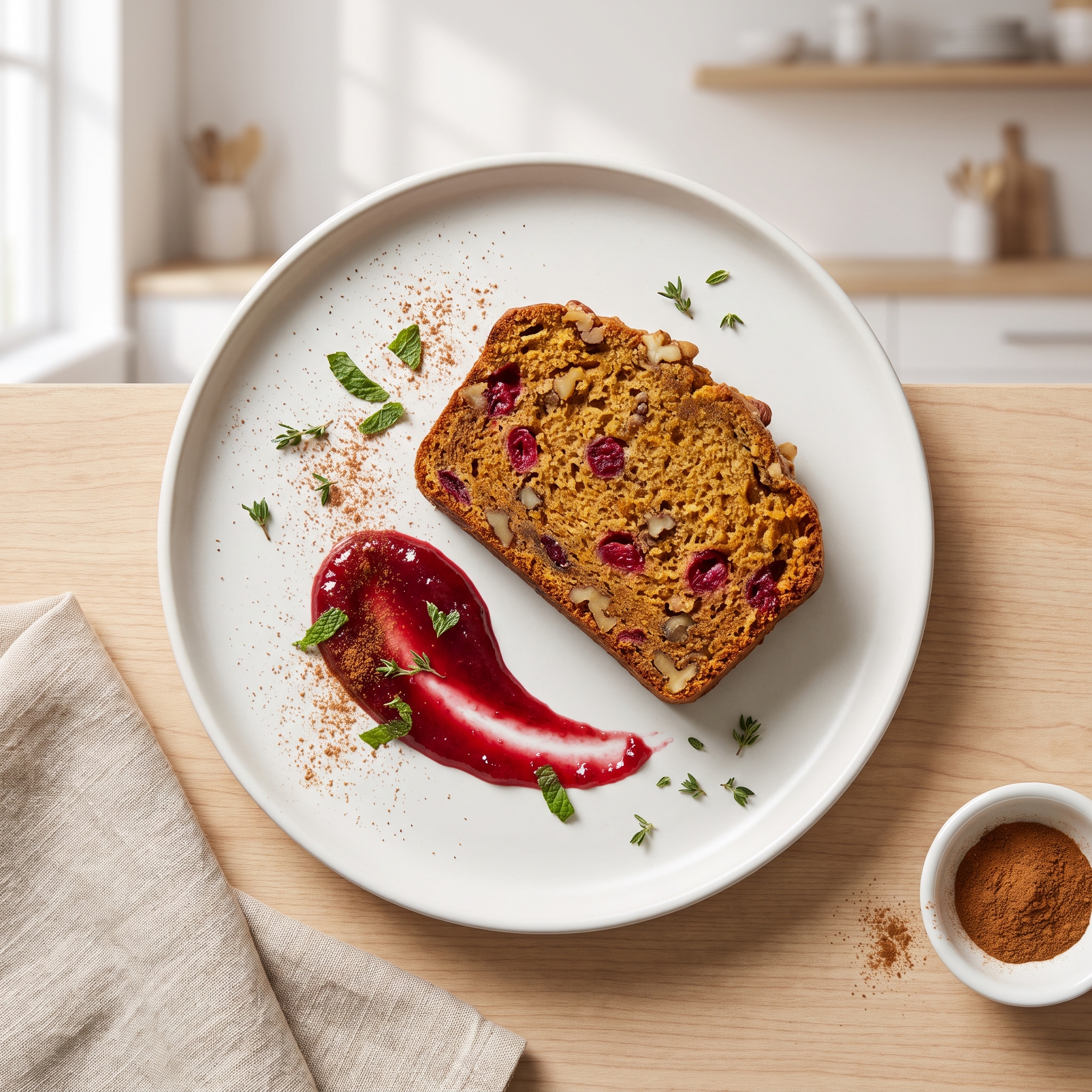 Cranberry Pumpkin Banana Bread