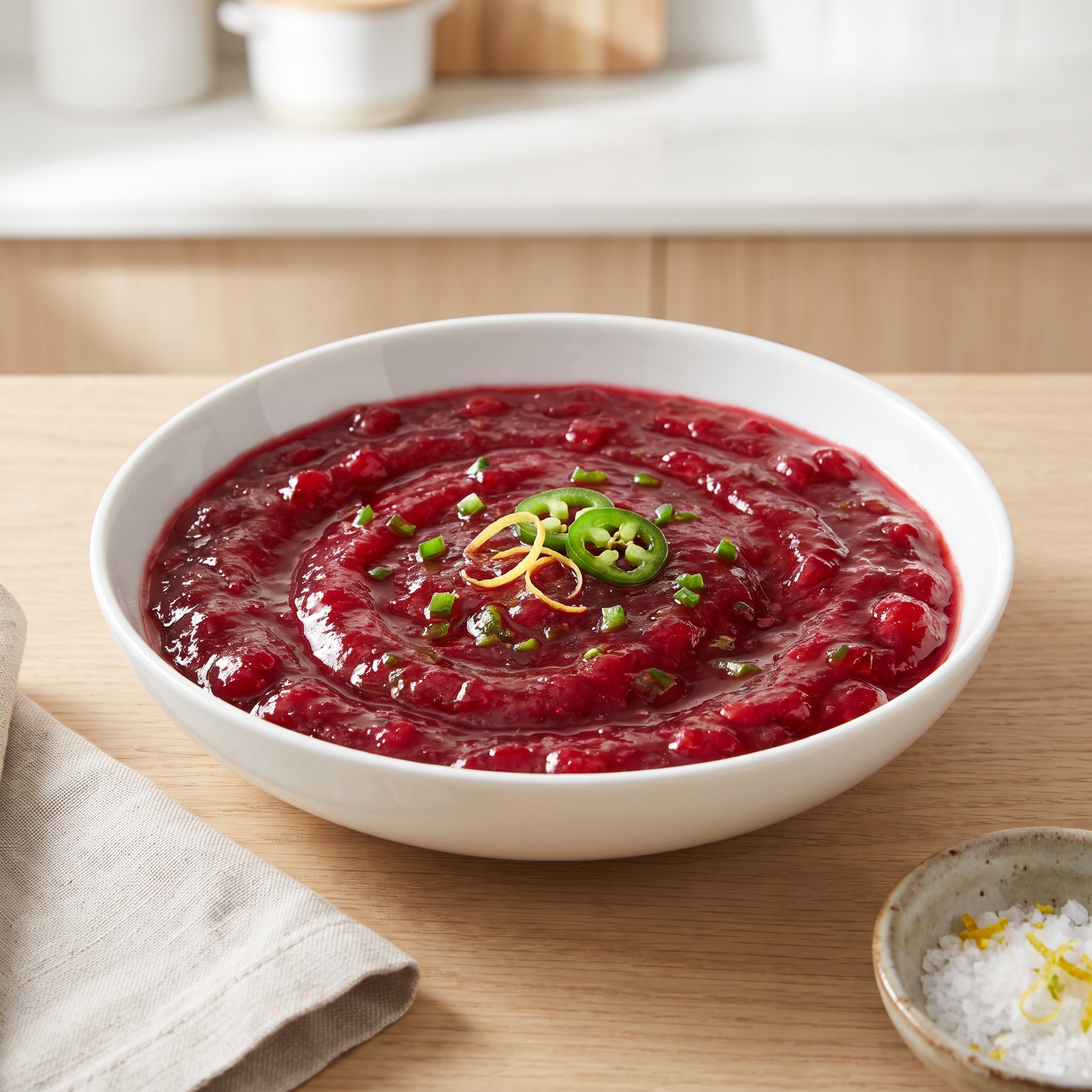 Cranberry Sauce with Jalapeño and Sherry