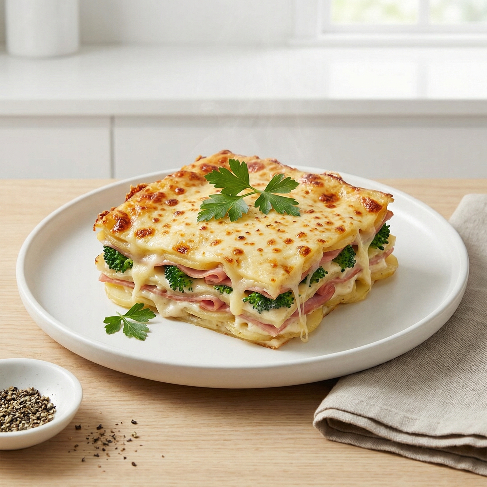 Creamy Potato Layered Bake