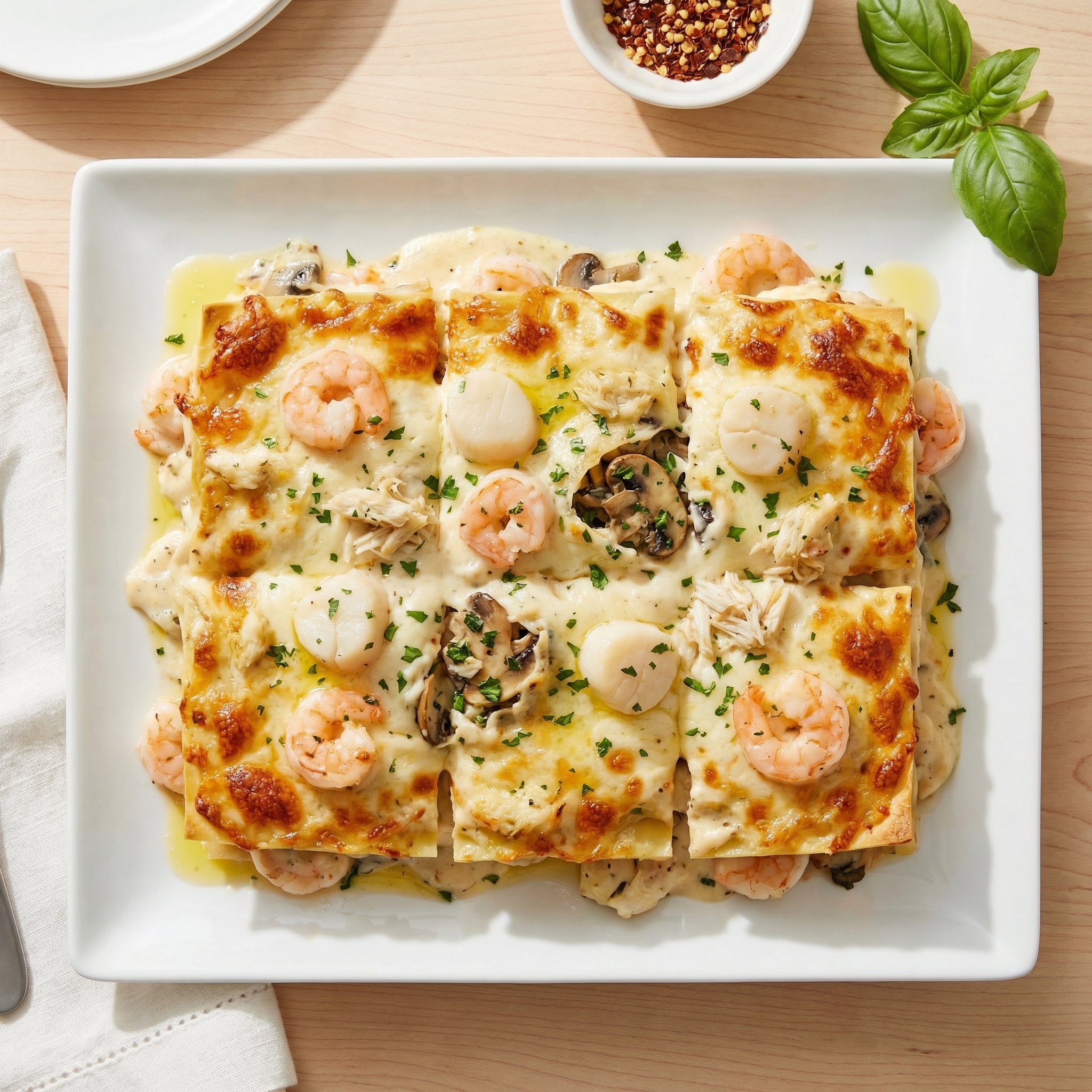 Seafood Lasagna, Version Two