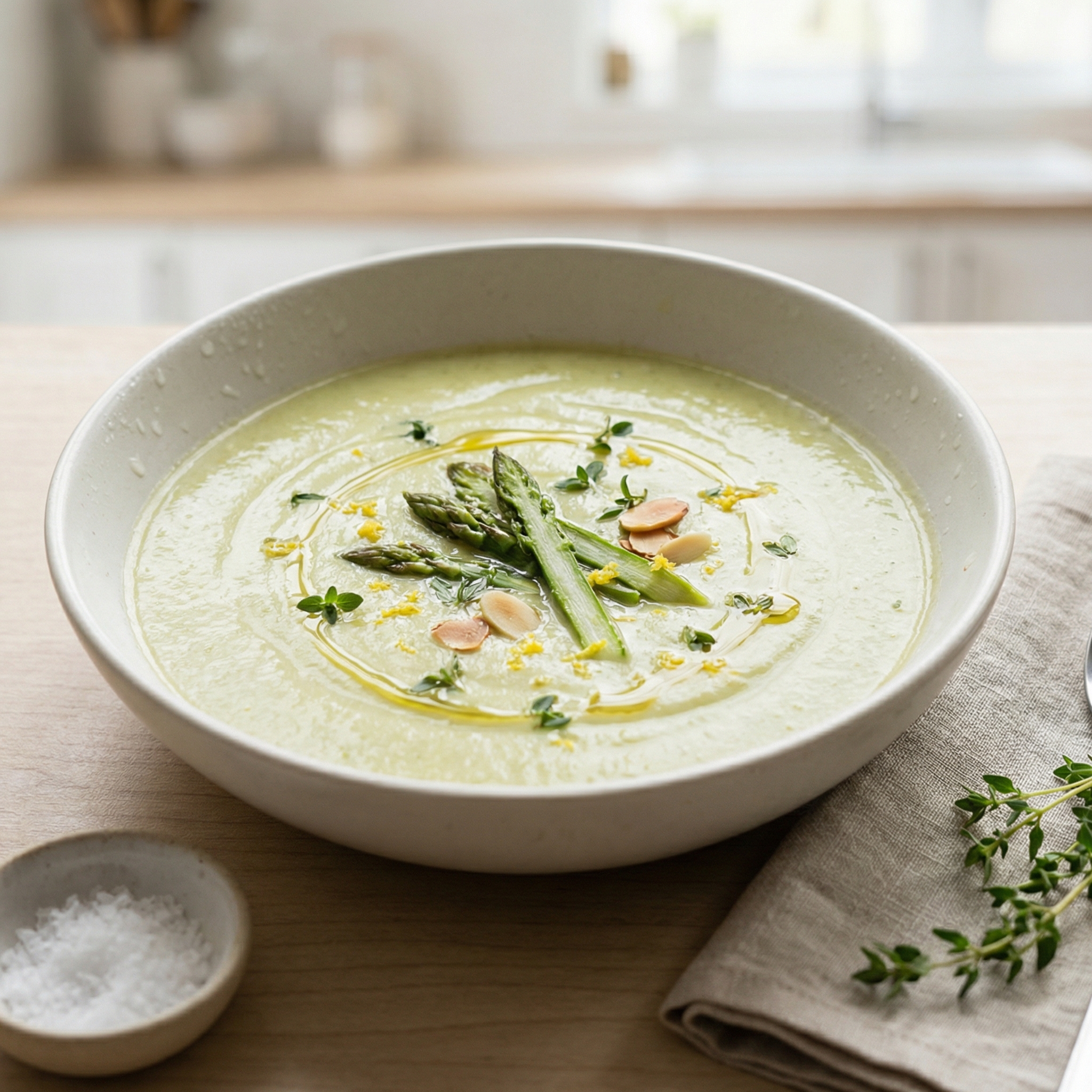 Homemade Cream of Asparagus Soup