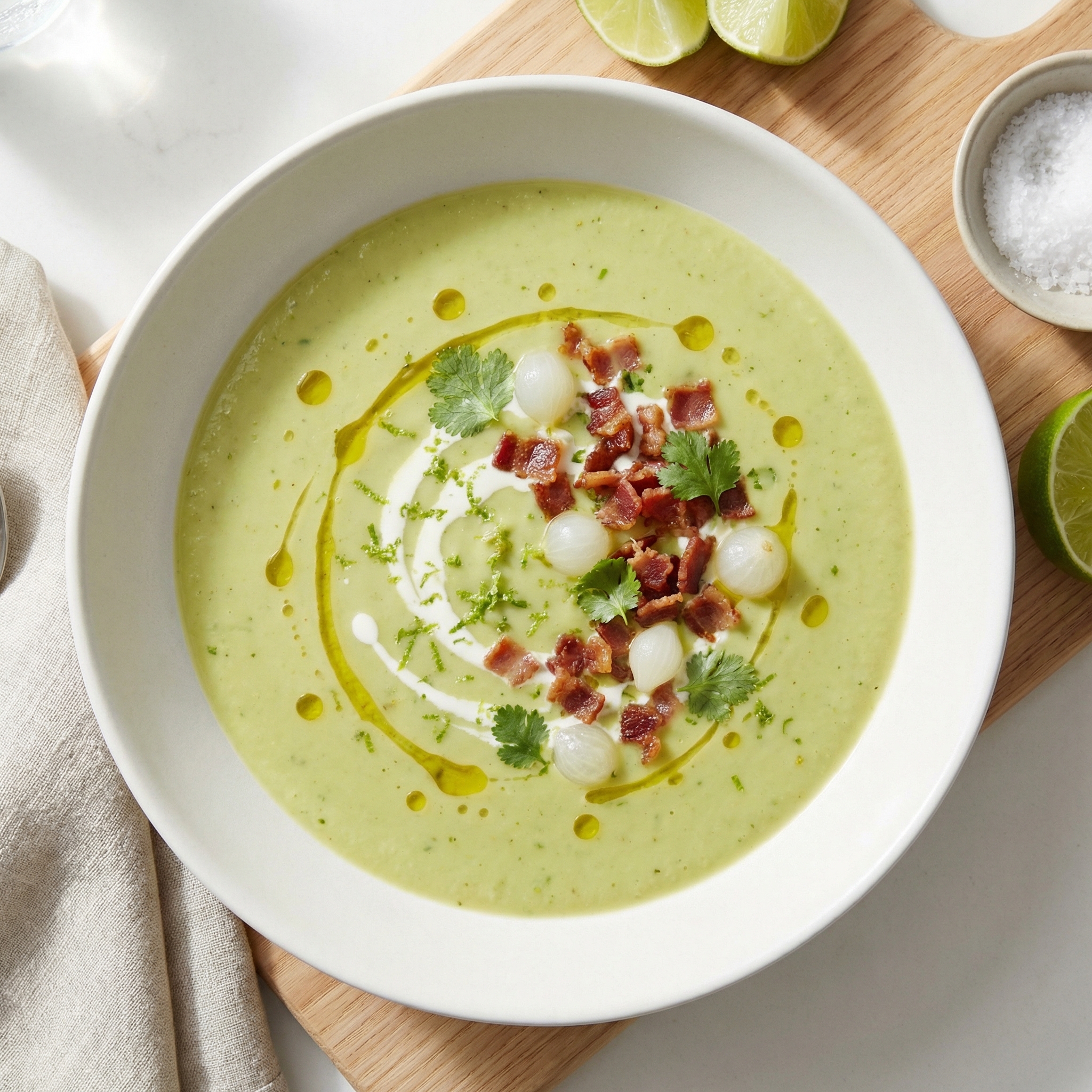 Avocado and Bacon Soup