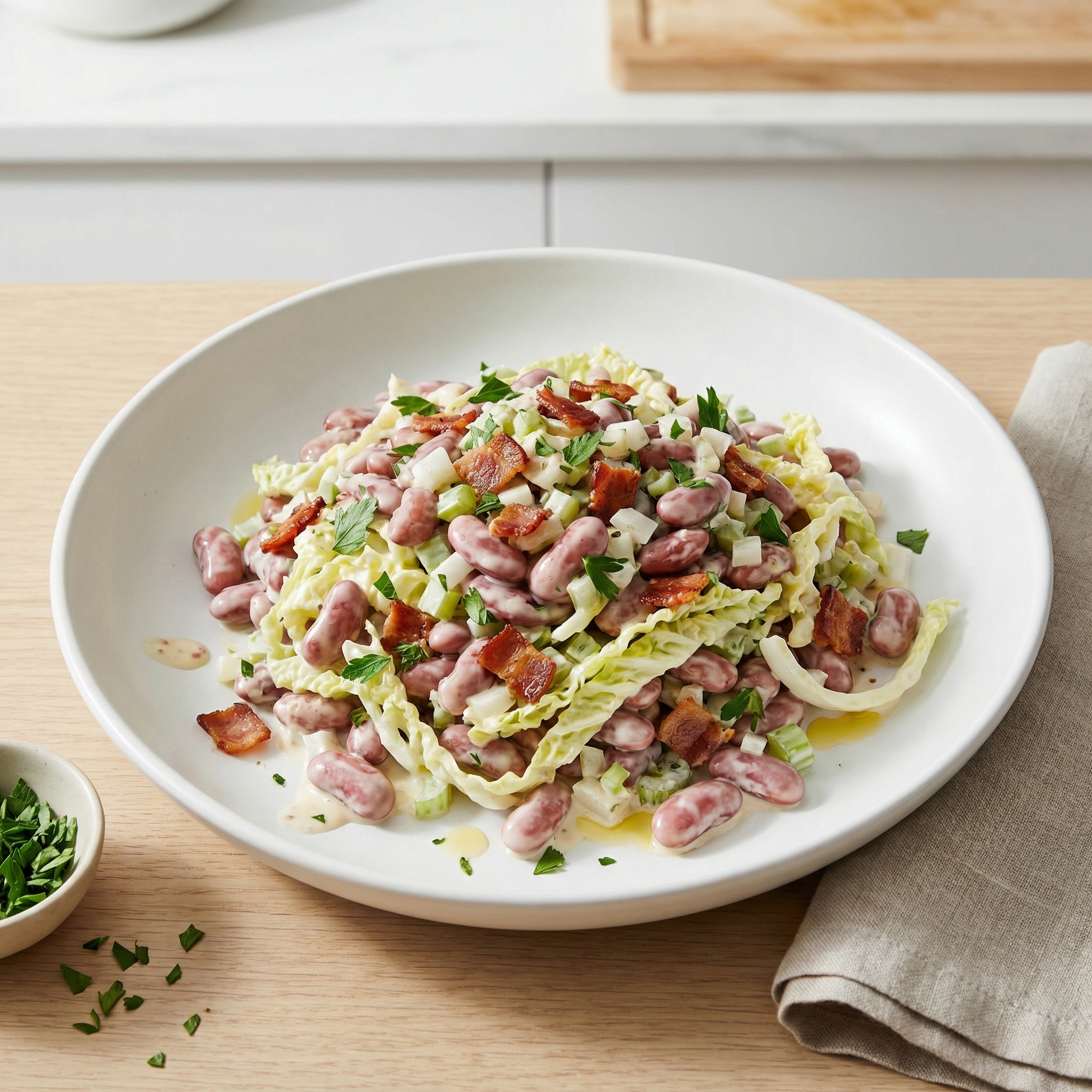 Bacon and Kidney Bean Salad