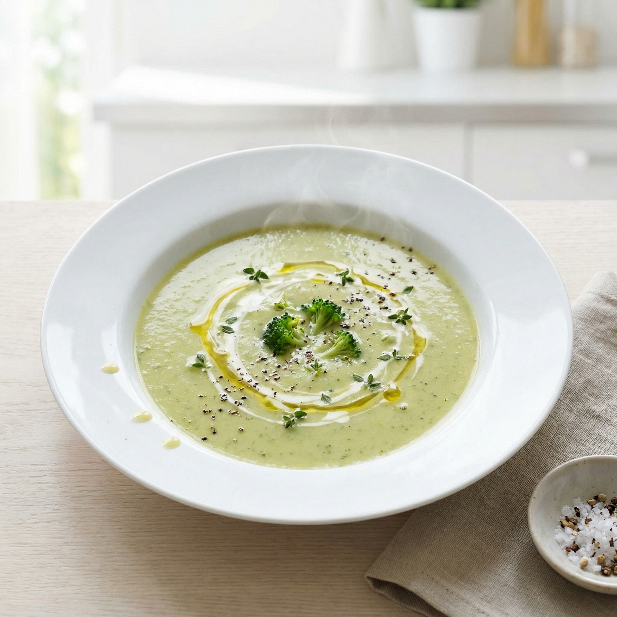 Velvety Broccoli Blender Soup