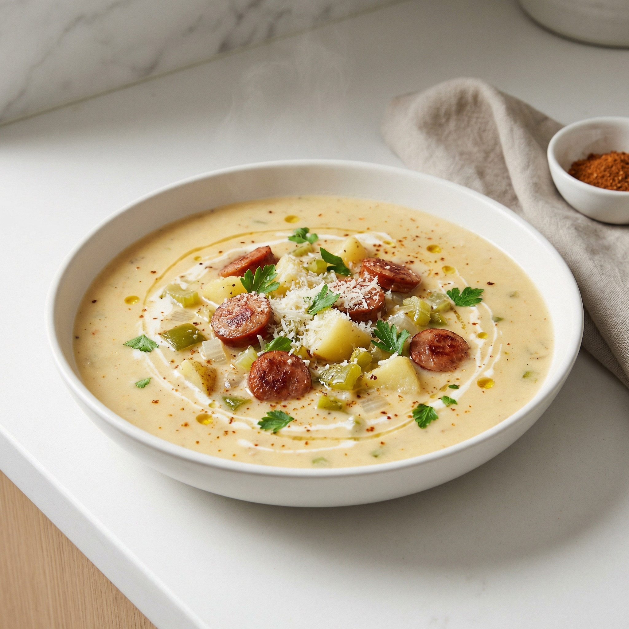 Creamy Cajun Potato Soup
