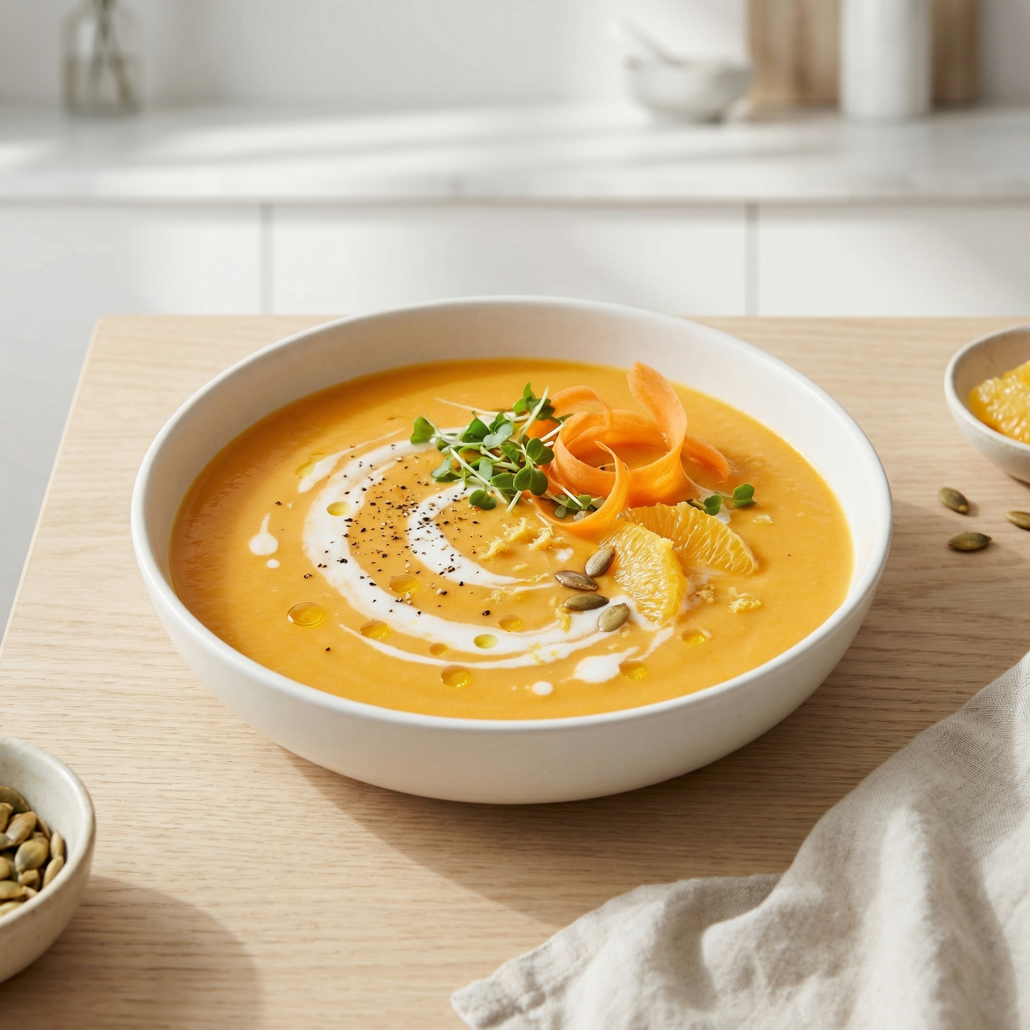 Orange-Kissed Carrot Soup