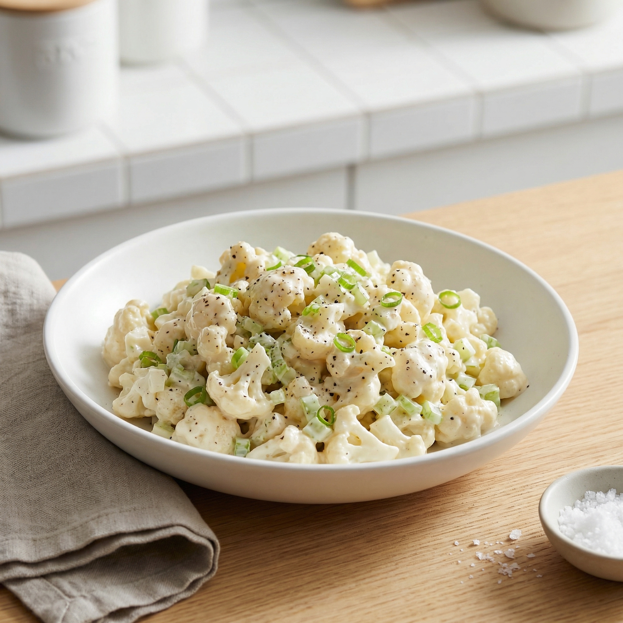 Tangy Cauliflower and Egg Salad