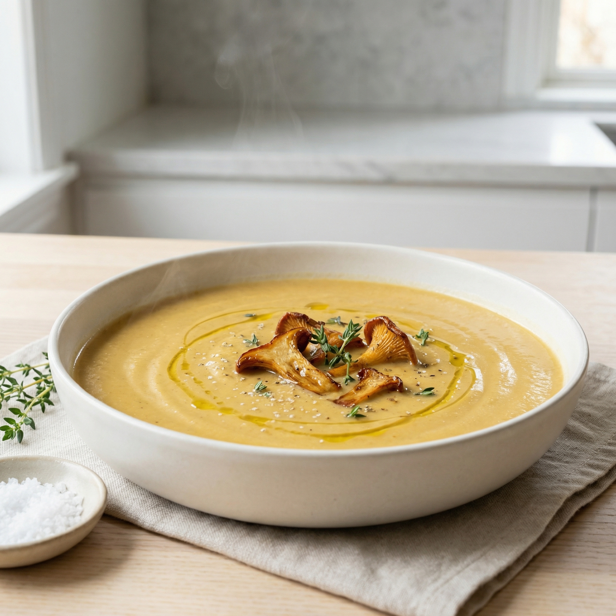 Creamy Chanterelle Soup
