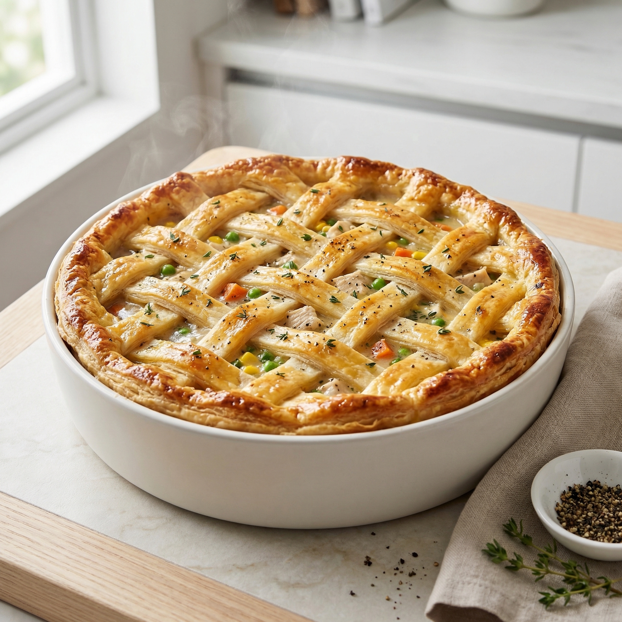 Quick Weeknight Chicken Pot Pie