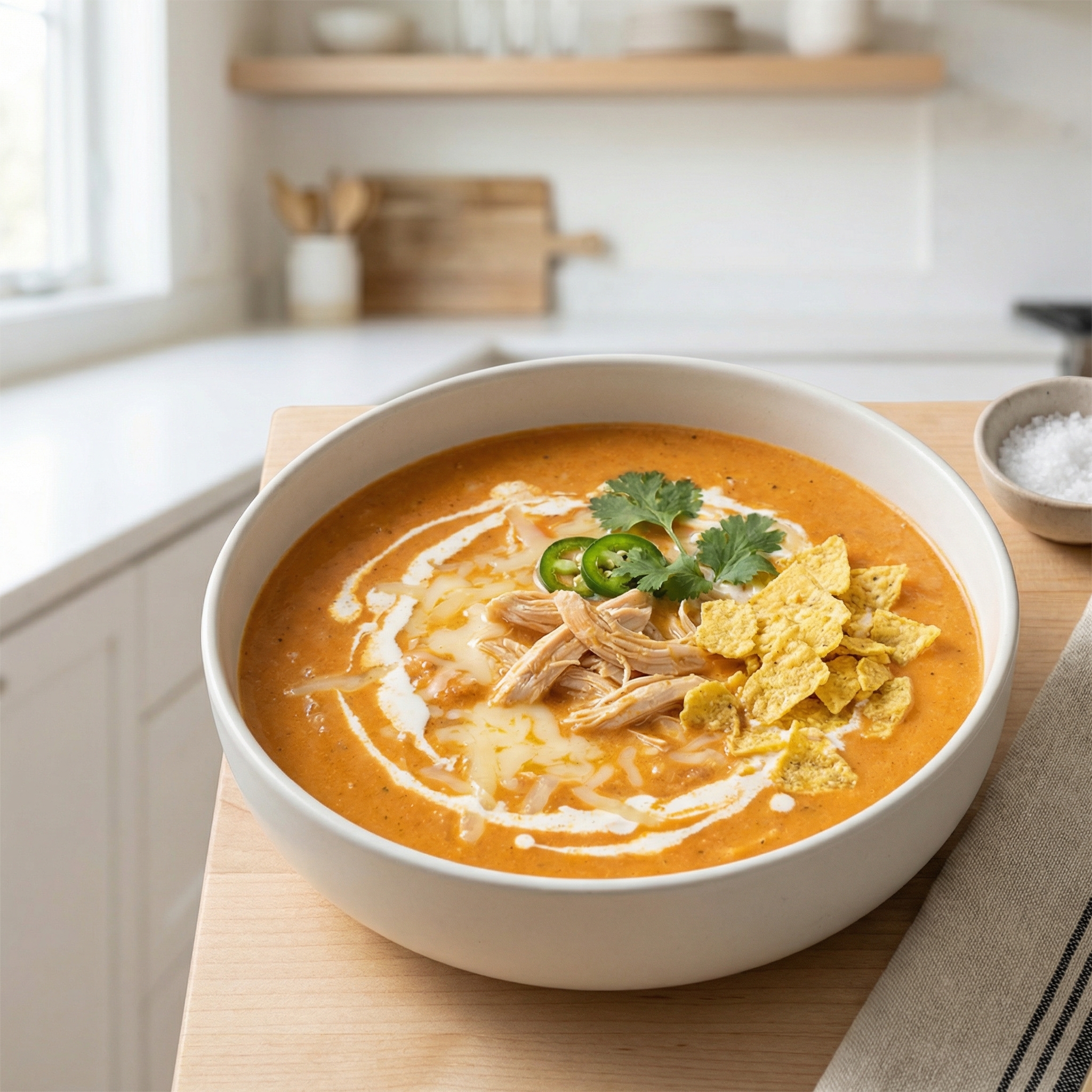 Department Store–Style Chicken Tortilla Soup