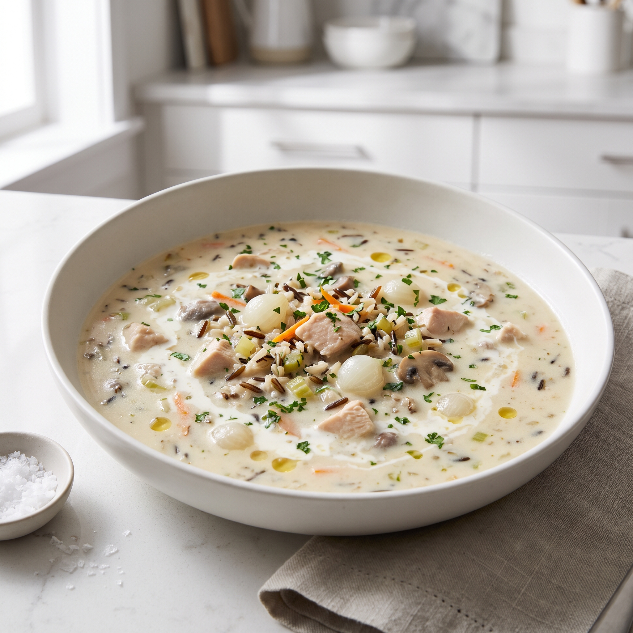 Creamy Chicken & Wild Rice Soup